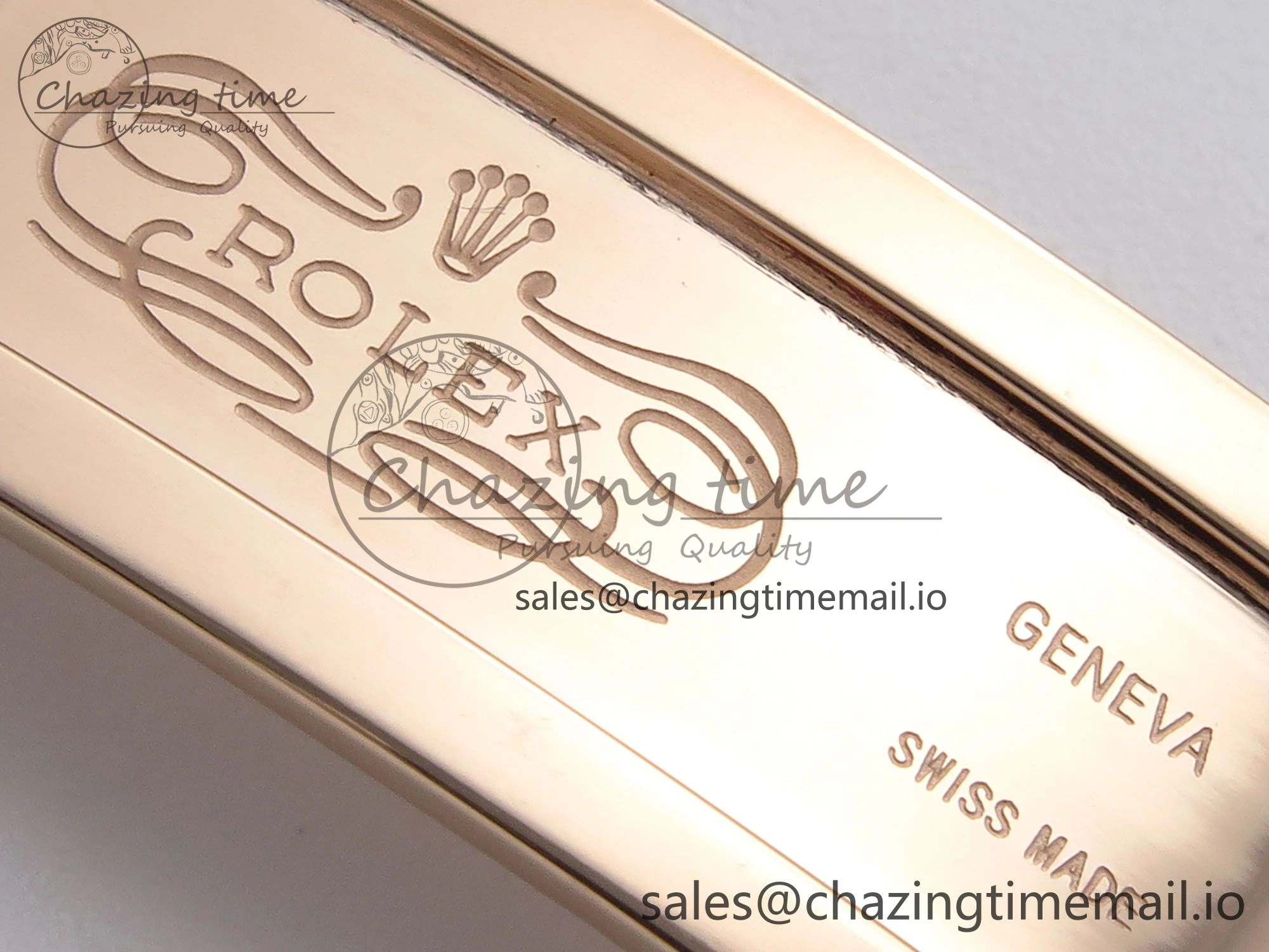 Day Date 40 RG 228235 KF 1:1 Best Edition RG Crystal Dial on President Bracelet VR3255 (Gain Weight)