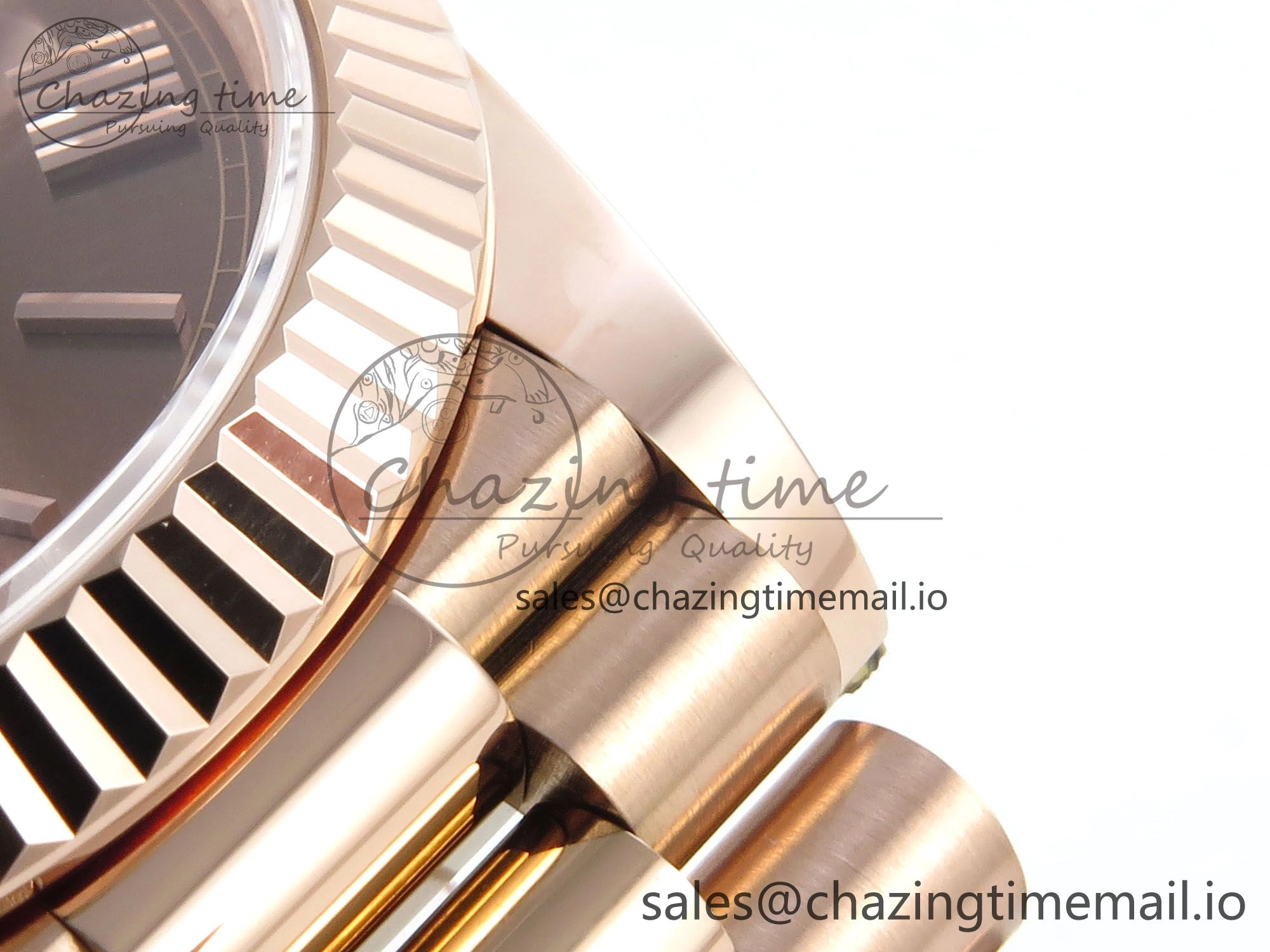 Day Date 40 RG 228235 Noob 1:1 Best Edition Brown Roman Dial on President Bracelet A2836 (Gain Weight)