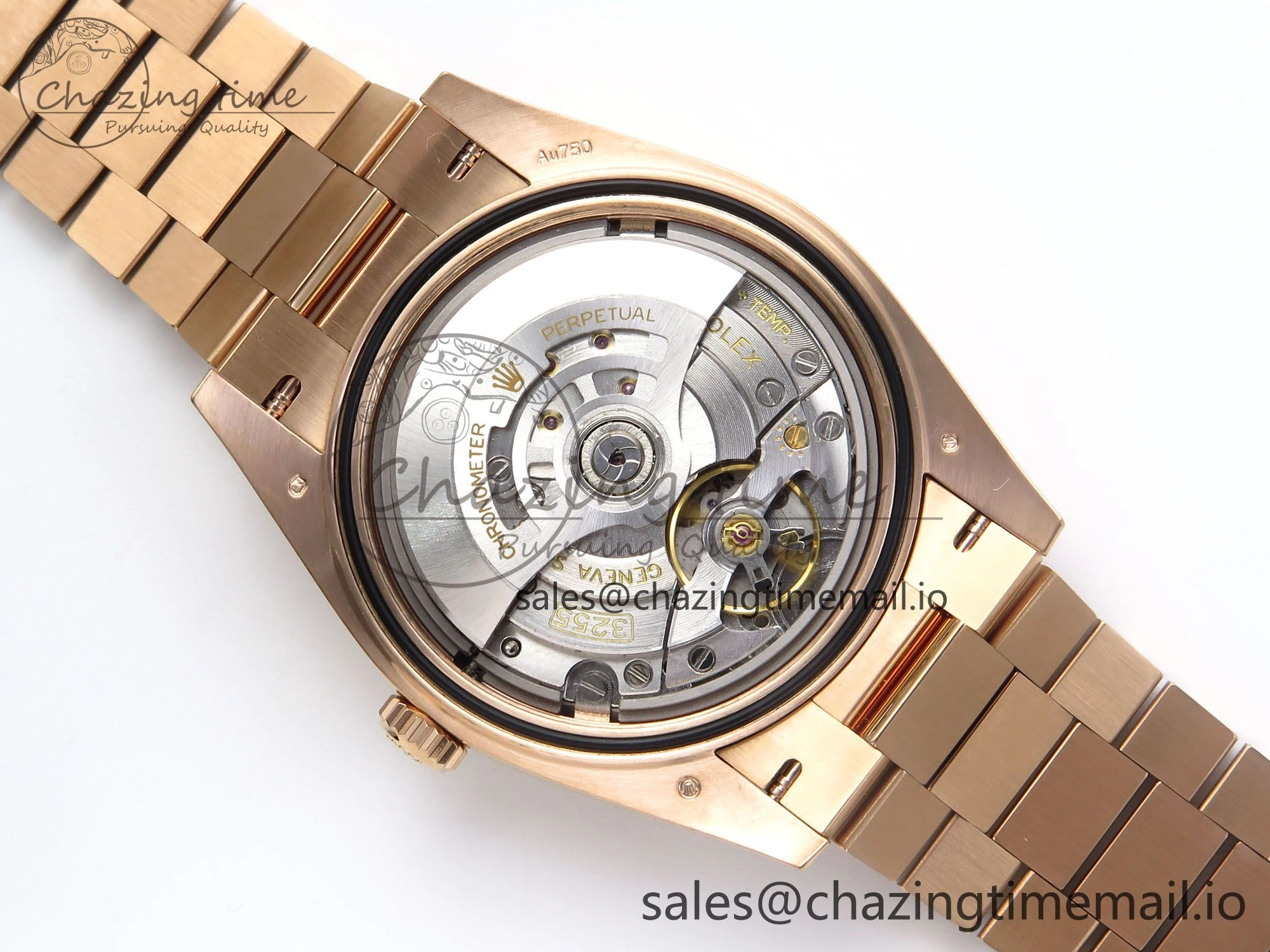 Day Date 40 RG 228235 THBF 1:1 Best Edition Black Crystal Dial on President Bracelet VR3255 V3 (Gain Weight)