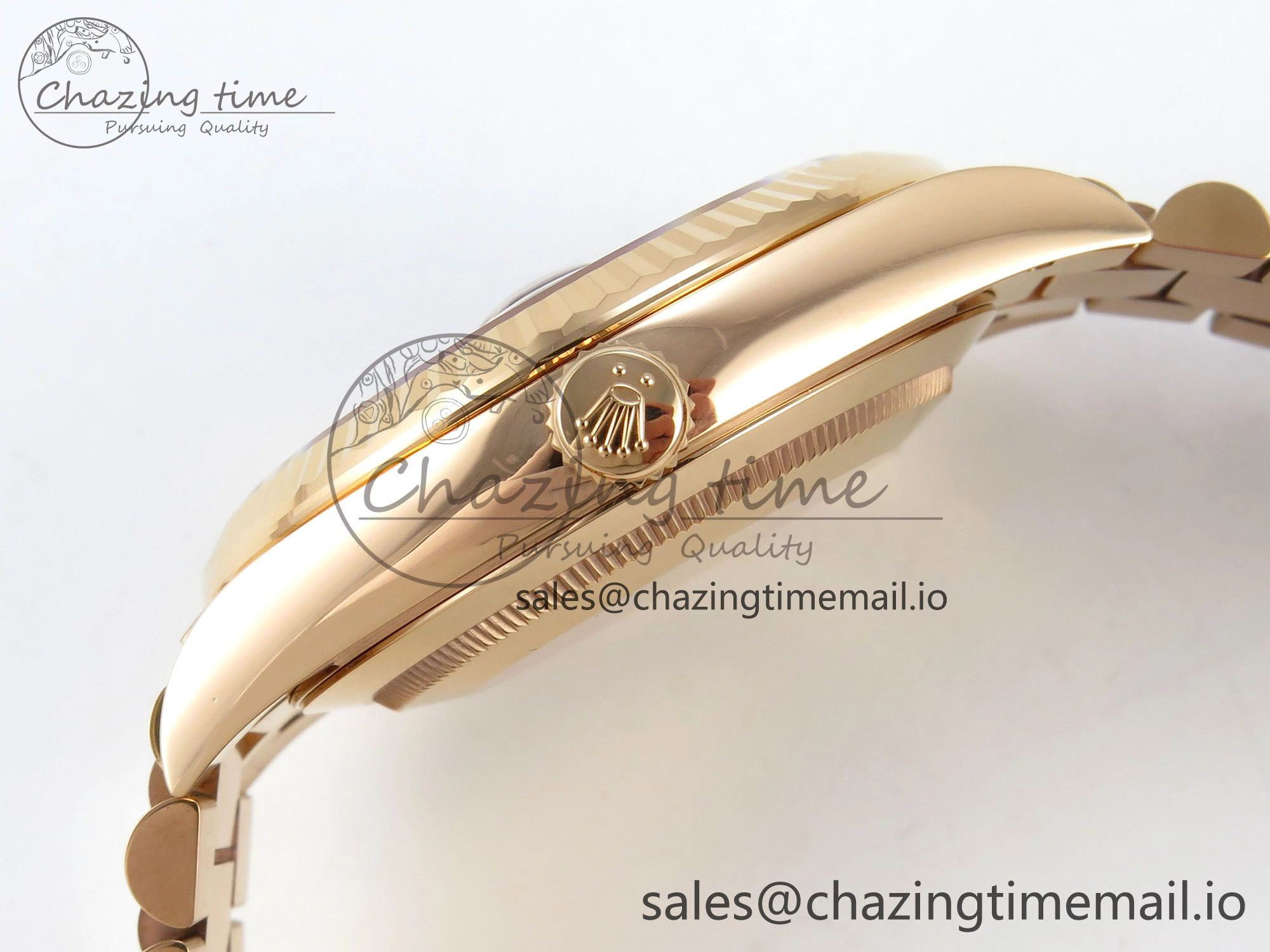 Day Date 40 RG 228235 THBF 1:1 Best Edition Brown Roman Dial on President Bracelet VR3255 V3 (Gain Weight)