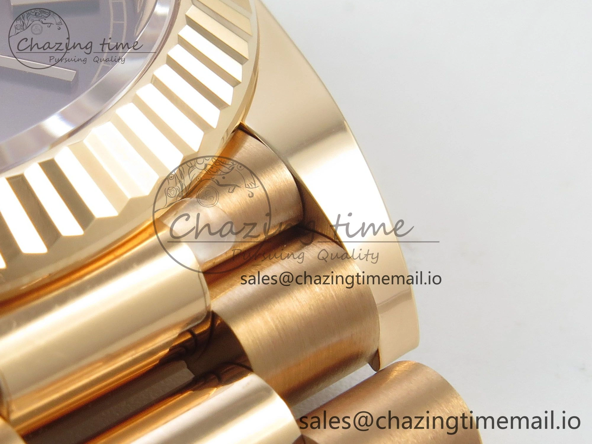 Day Date 40 RG 228235 THBF 1:1 Best Edition Brown Roman Dial on President Bracelet VR3255 V3 (Gain Weight)