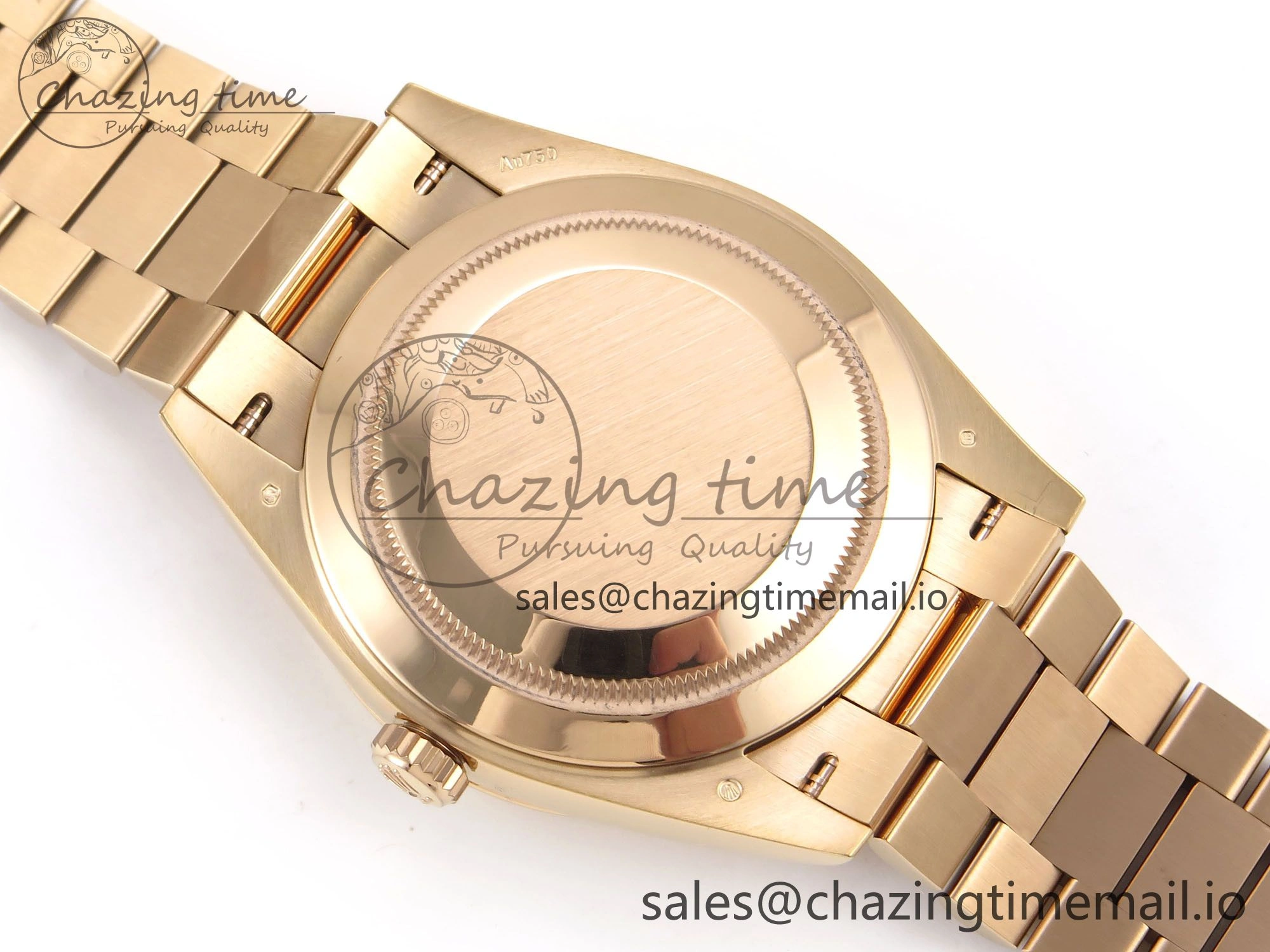 Day Date 40 RG 228235 THBF 1:1 Best Edition Gray Ombre Roman Dial on President Bracelet VR3255 (Gain Weight)
