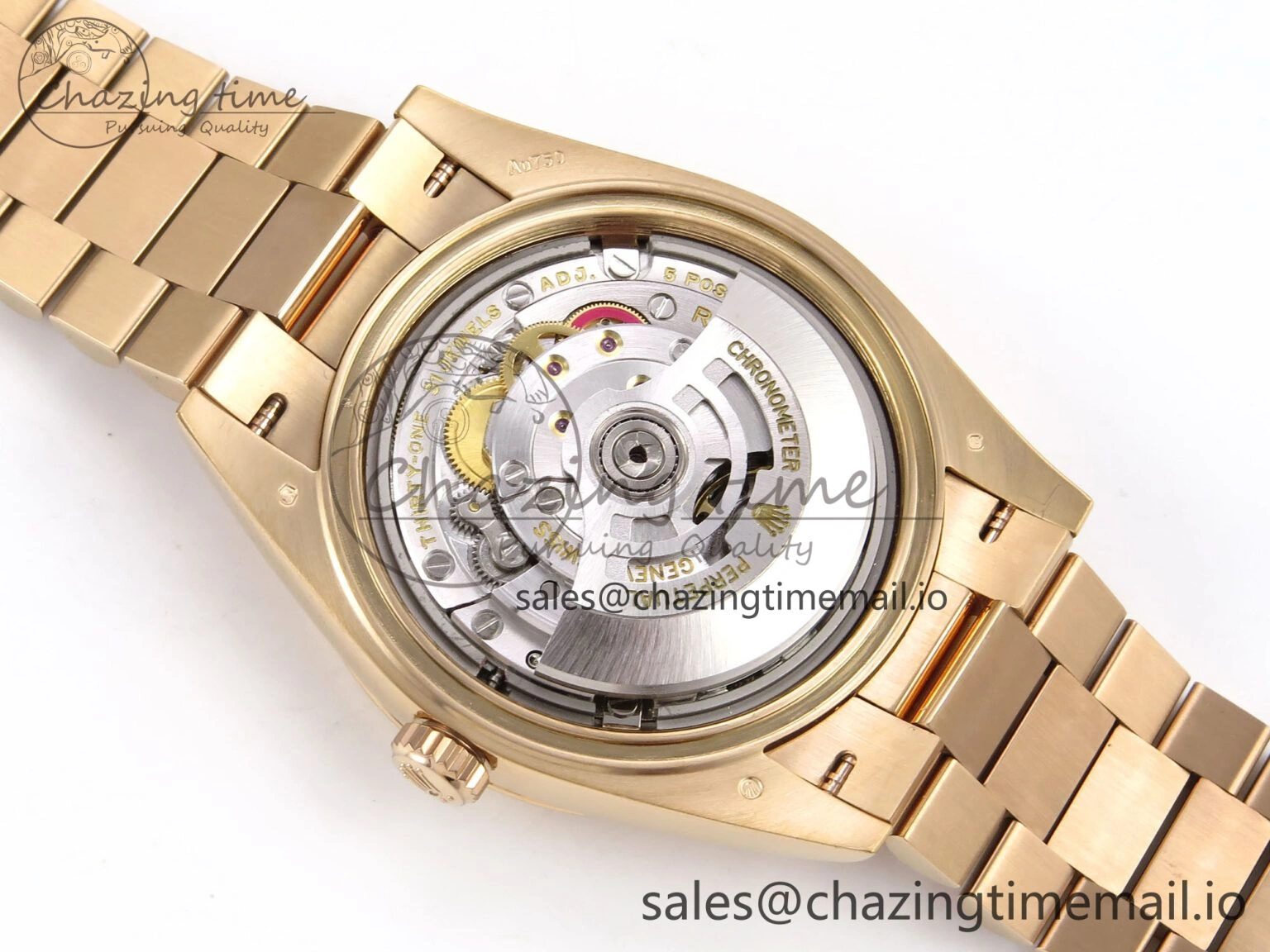 Day Date 40 RG 228235 THBF 1:1 Best Edition Gray Ombre Roman Dial on President Bracelet VR3255 (Gain Weight)