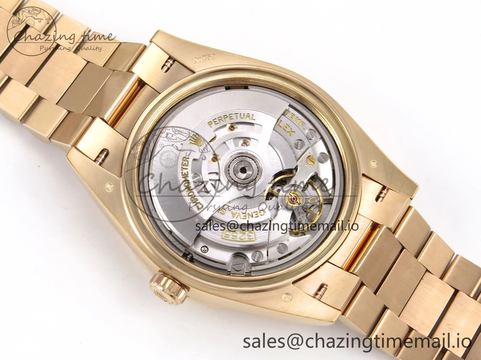 Day Date 40 RG 228235 THBF 1:1 Best Edition Gray Ombre Roman Dial on President Bracelet VR3255 (Gain Weight)