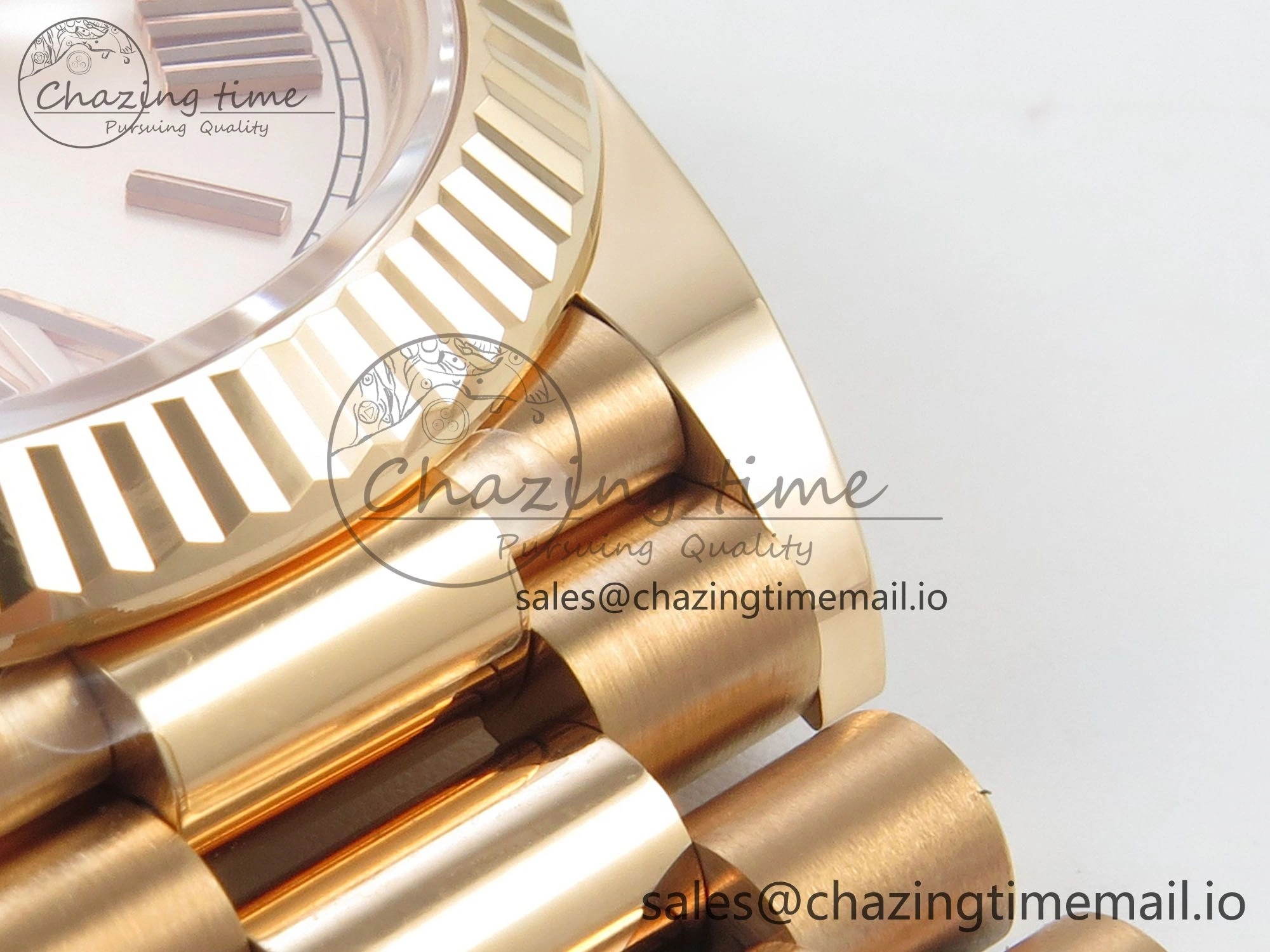 Day Date 40 RG 228235 THBF 1:1 Best Edition RG Roman Dial on President Bracelet VR3255 V3 (Gain Weight)