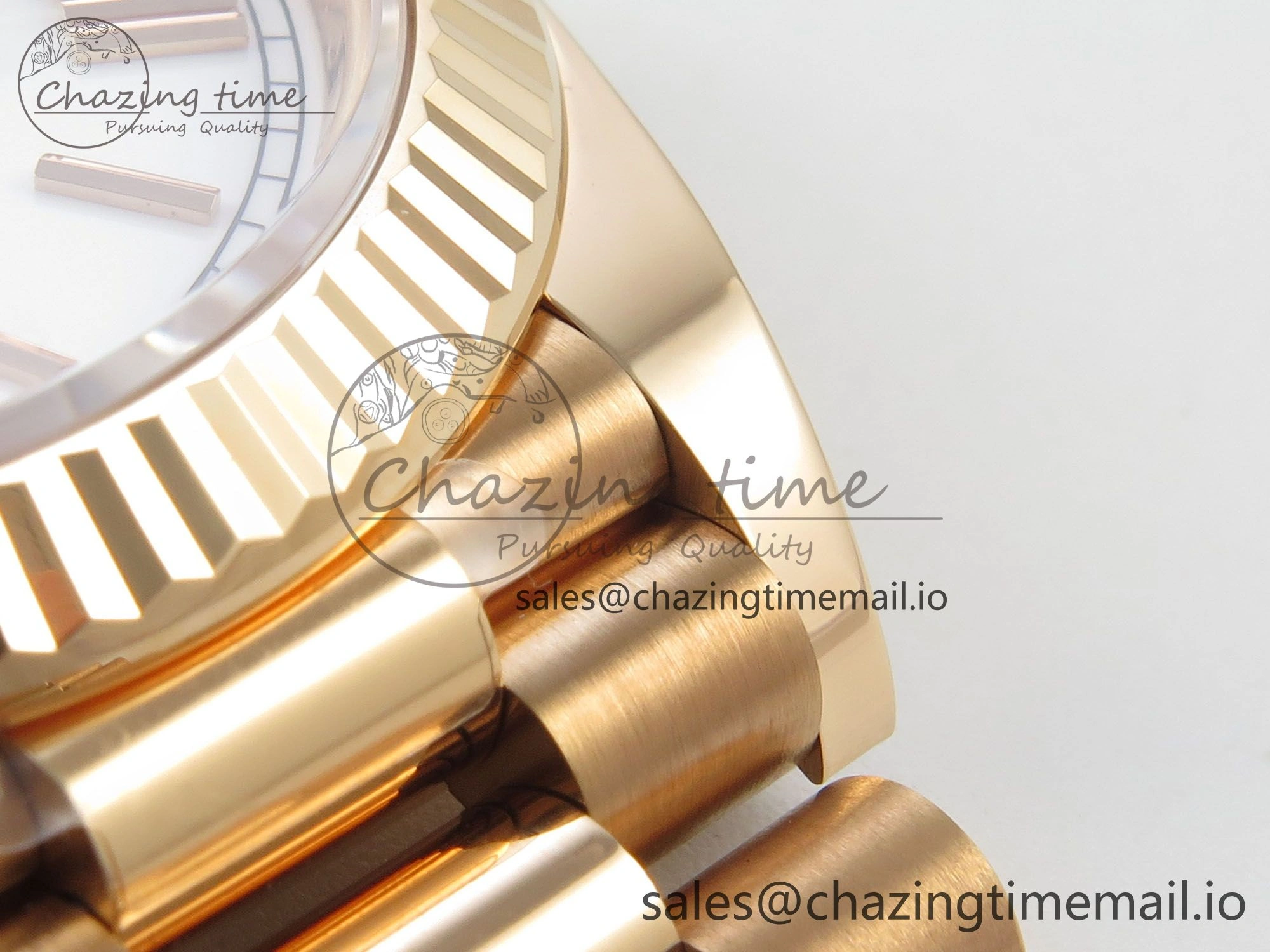 Day Date 40 RG 228235 THBF 1:1 Best Edition White Roman Dial on President Bracelet VR3255 V3 (Gain Weight)