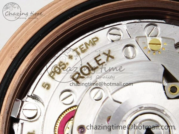 Day Date 40 RG JDF 904L Steel Brown Roman Dial on President Bracelet VR3255 V3 (Gain Weight)