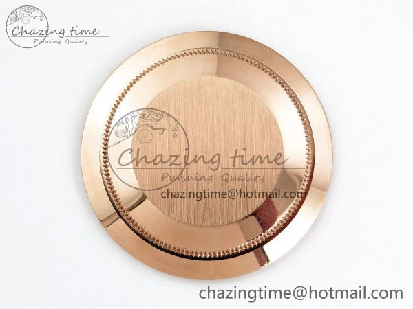 Day Date 40 RG JDF 904L Steel Brown Textured Stick Dial on President Bracelet VR3255 V3 (Gain Weight)