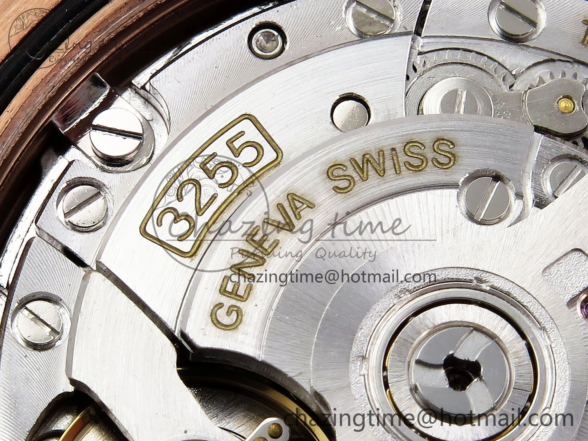 Day Date 40 RG JDF 904L Steel Brown Textured Stick Dial on President Bracelet VR3255 V3 (Gain Weight)