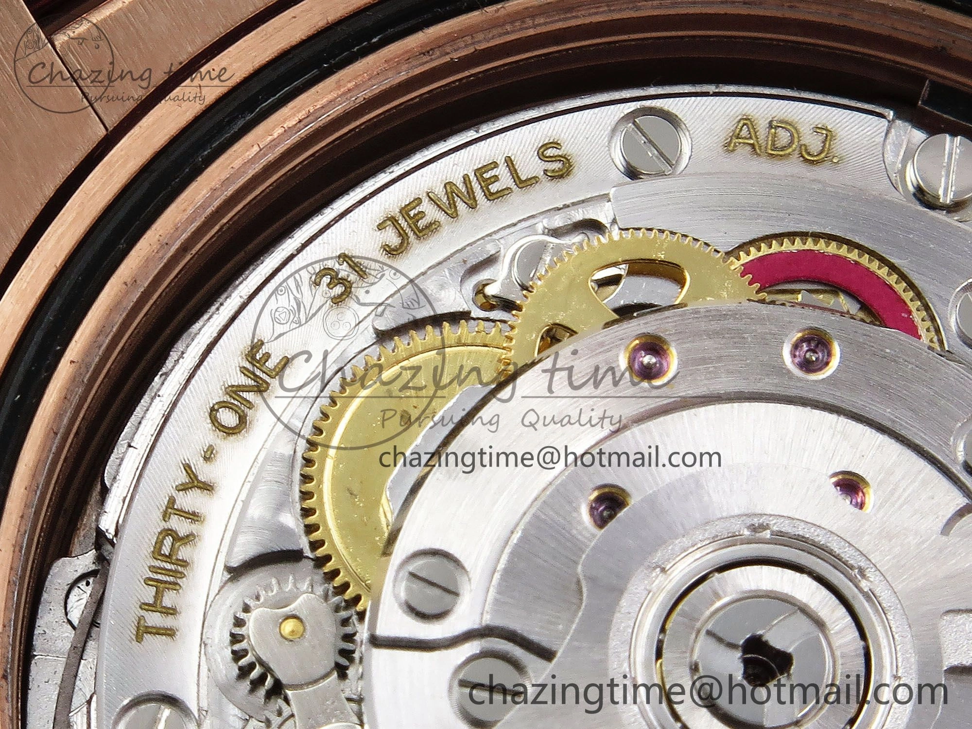 Day Date 40 RG JDF 904L Steel RG Big Roman Dial on President Bracelet VR3255 V3 (Gain Weight)