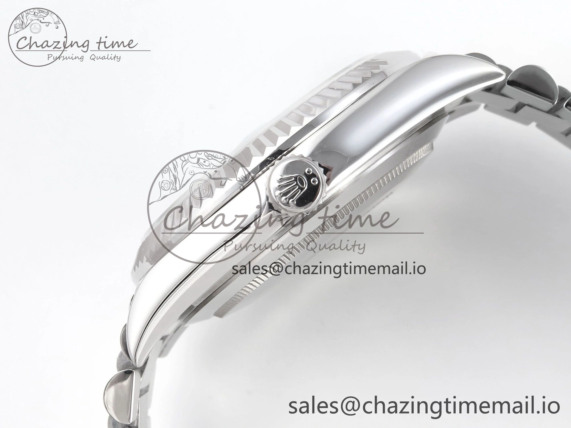 Day Date 40 SS 228236 KF 1:1 Best Edition Ice Blue Roman Dial on President Bracelet VR3255 (Gain Weight)