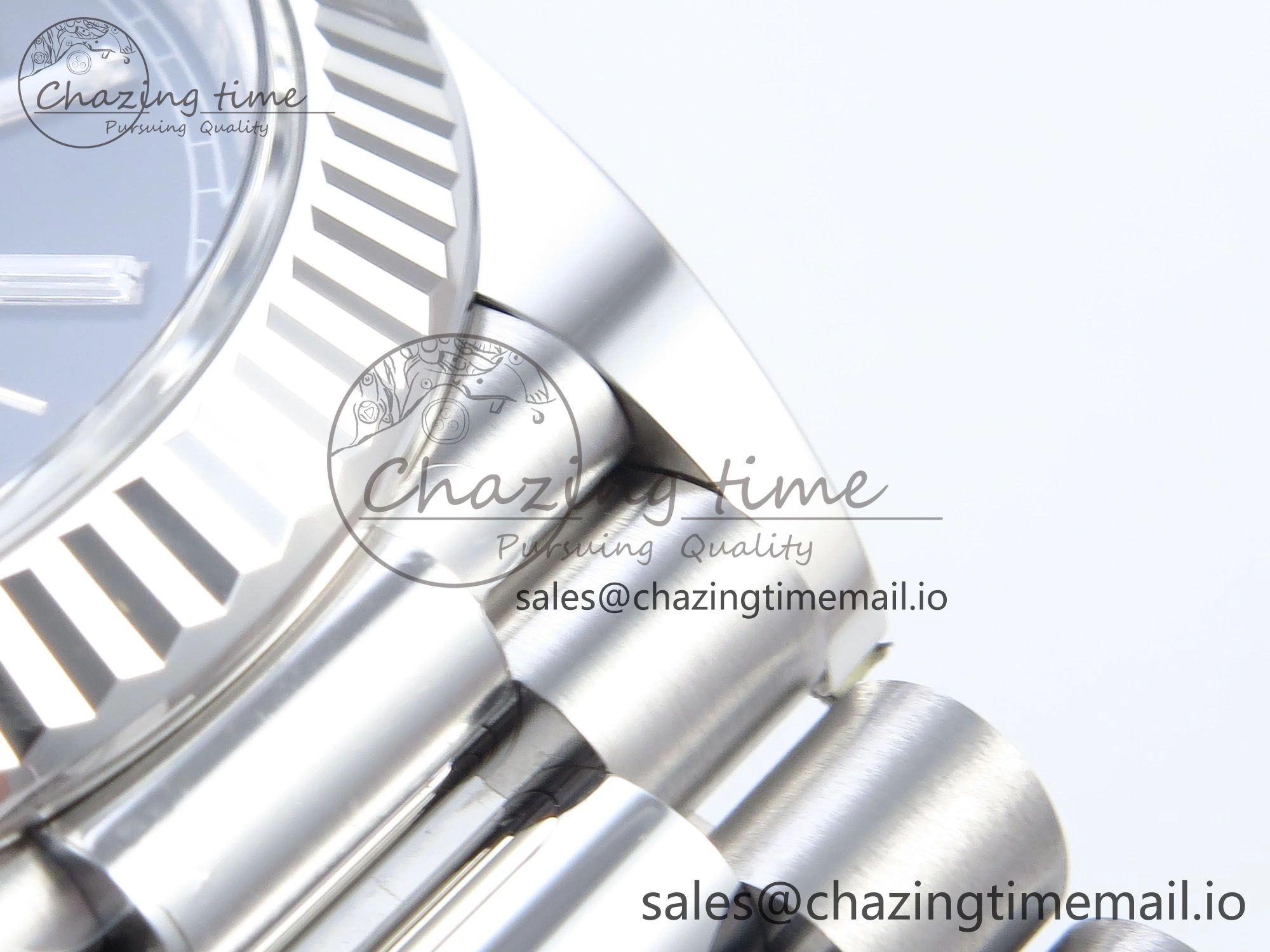 Day Date 40 SS 228236 THBF 1:1 Best Edition Black Crystal Dial on President Bracelet VR3255 V3 (Gain Weight)