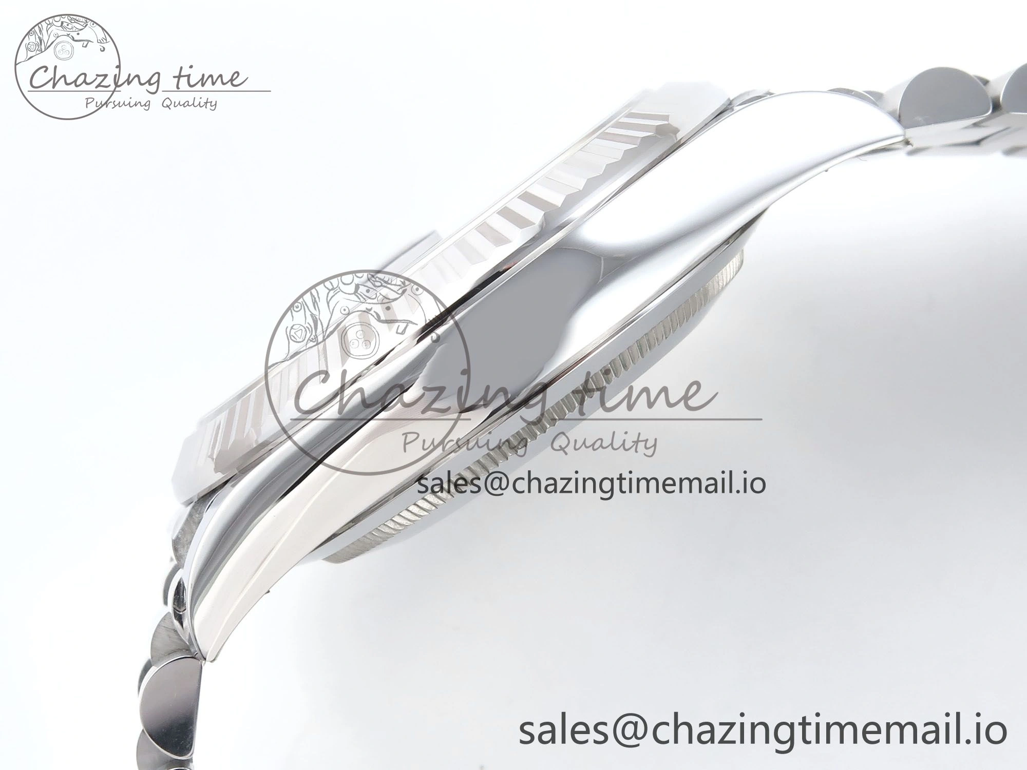Day Date 40 SS 228236 THBF 1:1 Best Edition Black Crystal Dial on President Bracelet VR3255 V3 (Gain Weight)