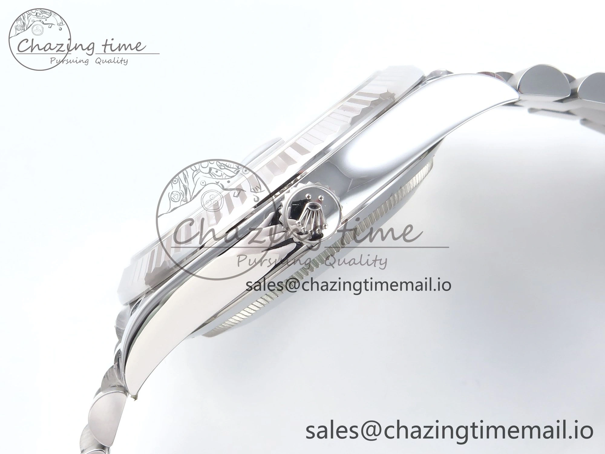 Day Date 40 SS 228236 THBF 1:1 Best Edition Black Crystal Dial on President Bracelet VR3255 V3 (Gain Weight)