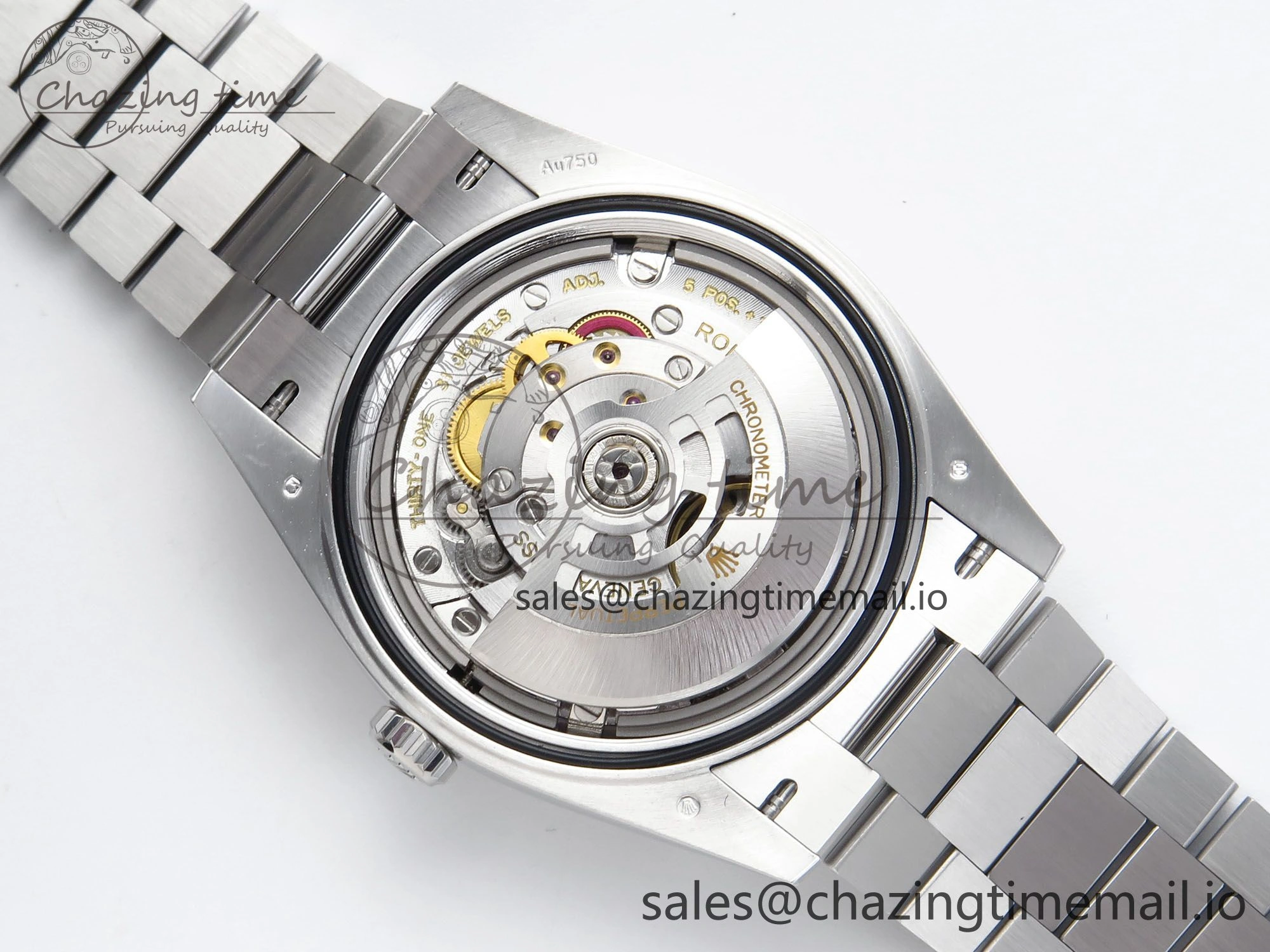 Day Date 40 SS 228236 THBF 1:1 Best Edition Black Crystal Dial on President Bracelet VR3255 V3 (Gain Weight)