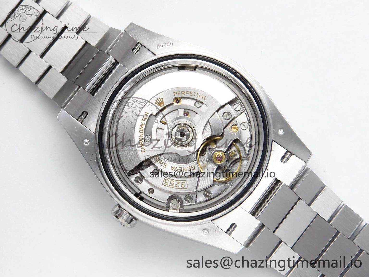 Day Date 40 SS 228236 THBF 1:1 Best Edition Black Crystal Dial on President Bracelet VR3255 V3 (Gain Weight)