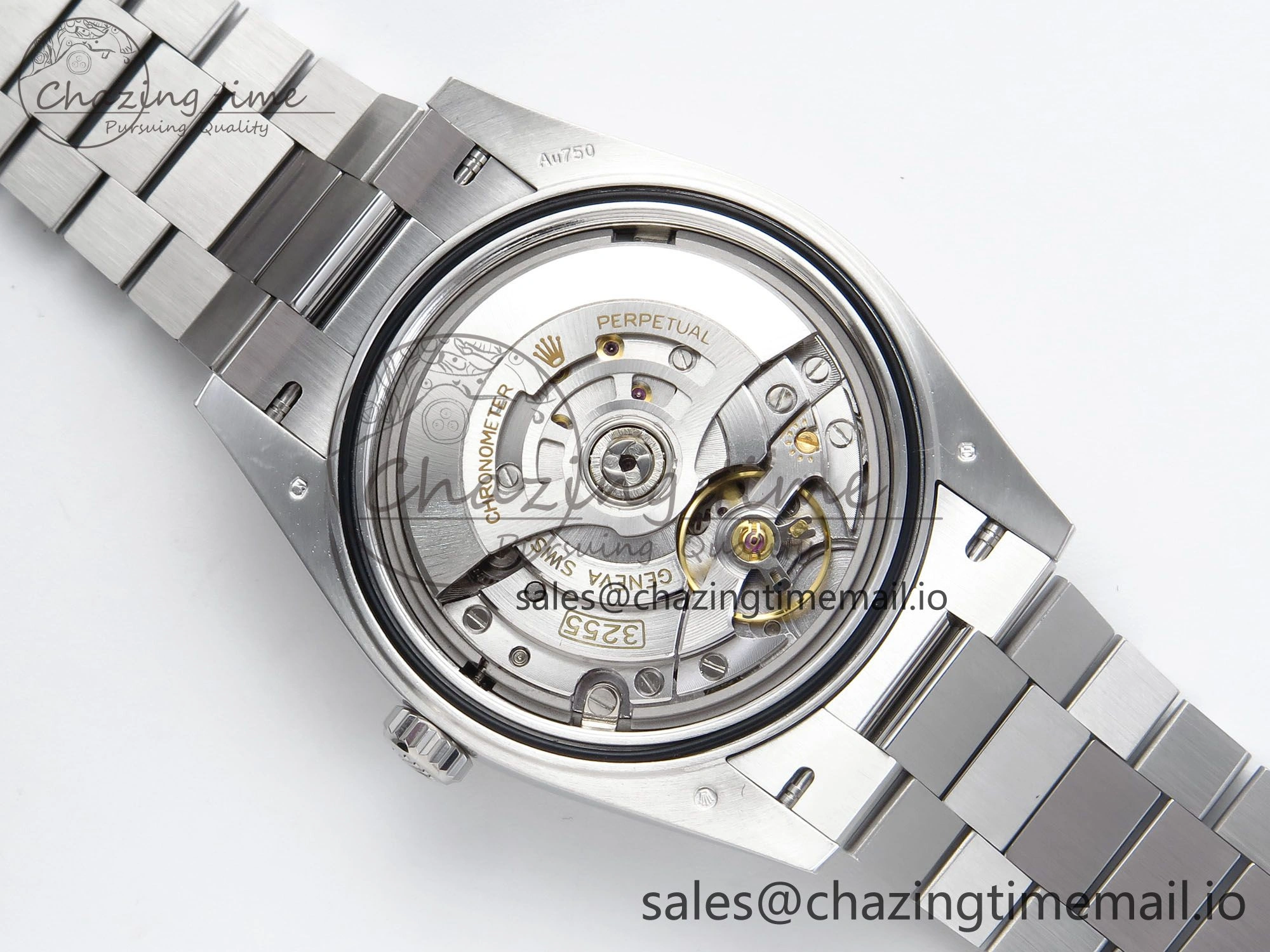 Day Date 40 SS 228236 THBF 1:1 Best Edition Black Crystal Dial on President Bracelet VR3255 V3 (Gain Weight)