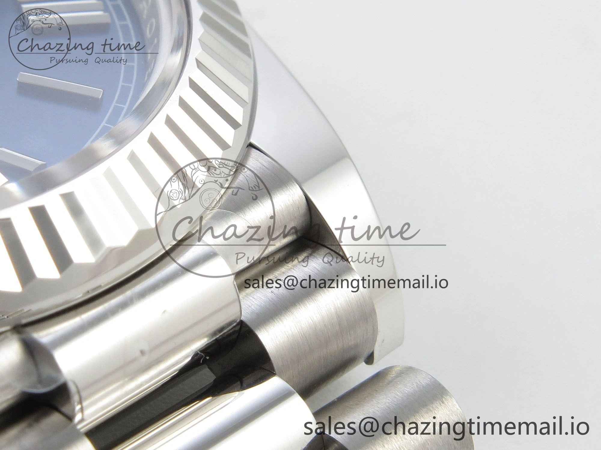 Day Date 40 SS 228236 THBF 1:1 Best Edition Blue Roman Dial on President Bracelet VR3255 V3 (Gain Weight)