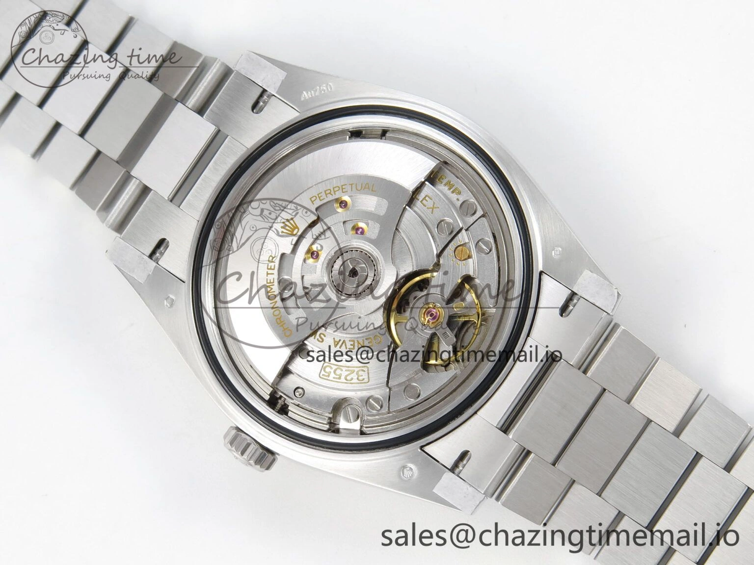 Day Date 40 SS 228236 THBF 1:1 Best Edition Grey Textured Crystal Dial on President Bracelet VR3255 V3 (Gain Weight)