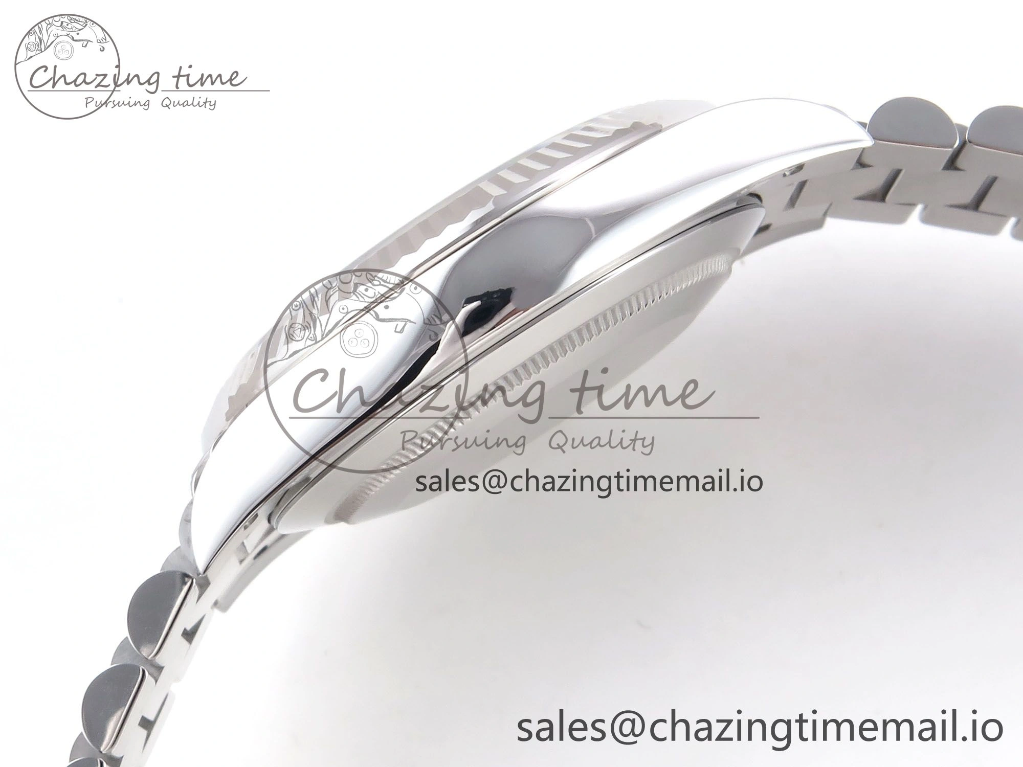 Day Date 40 SS 228236 THBF 1:1 Best Edition Ice-Blue Crystal Dial on President Bracelet VR3255 (Gain Weight)