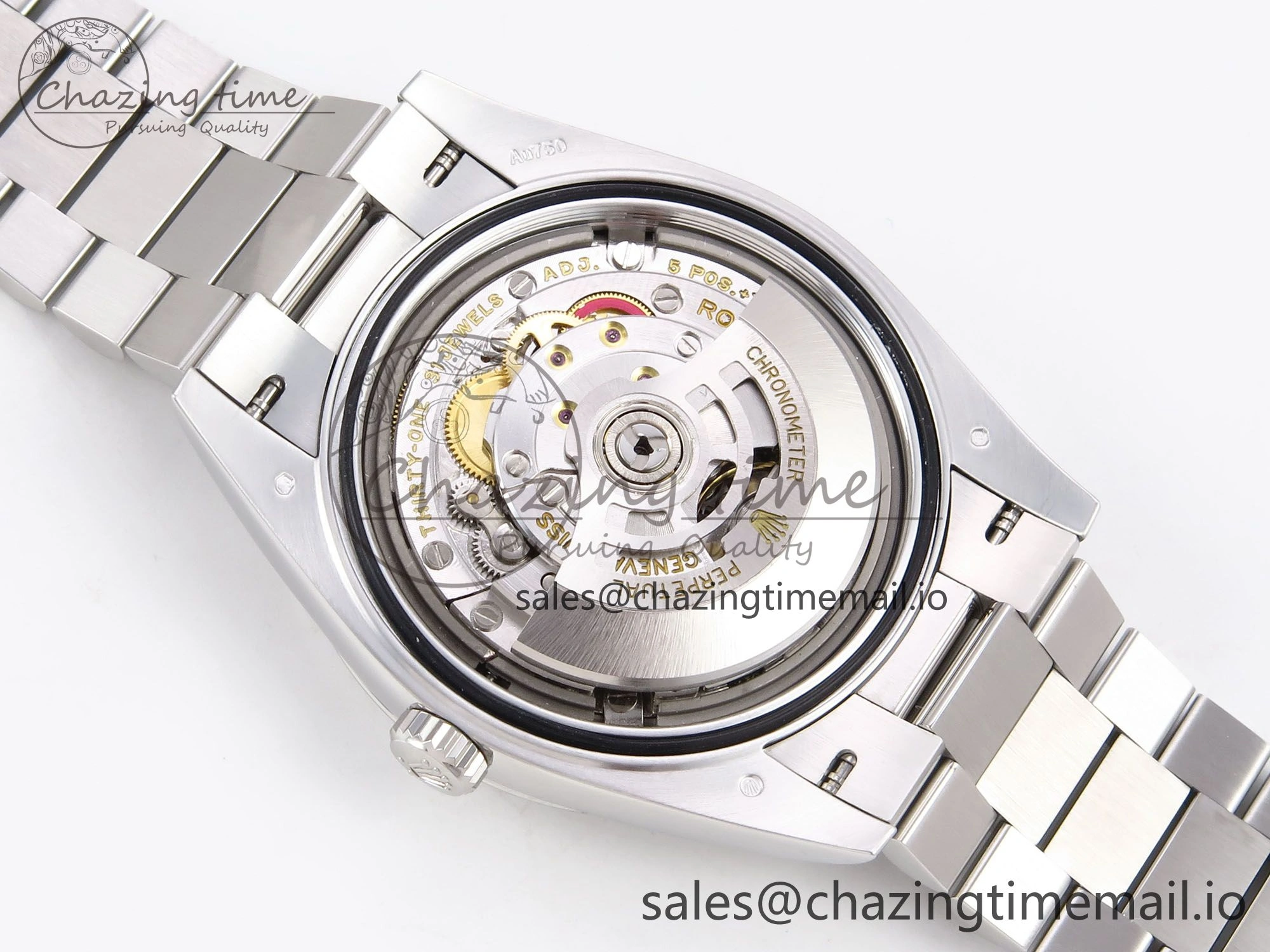 Day Date 40 SS 228236 THBF 1:1 Best Edition Ice-Blue Crystal Dial on President Bracelet VR3255 (Gain Weight)