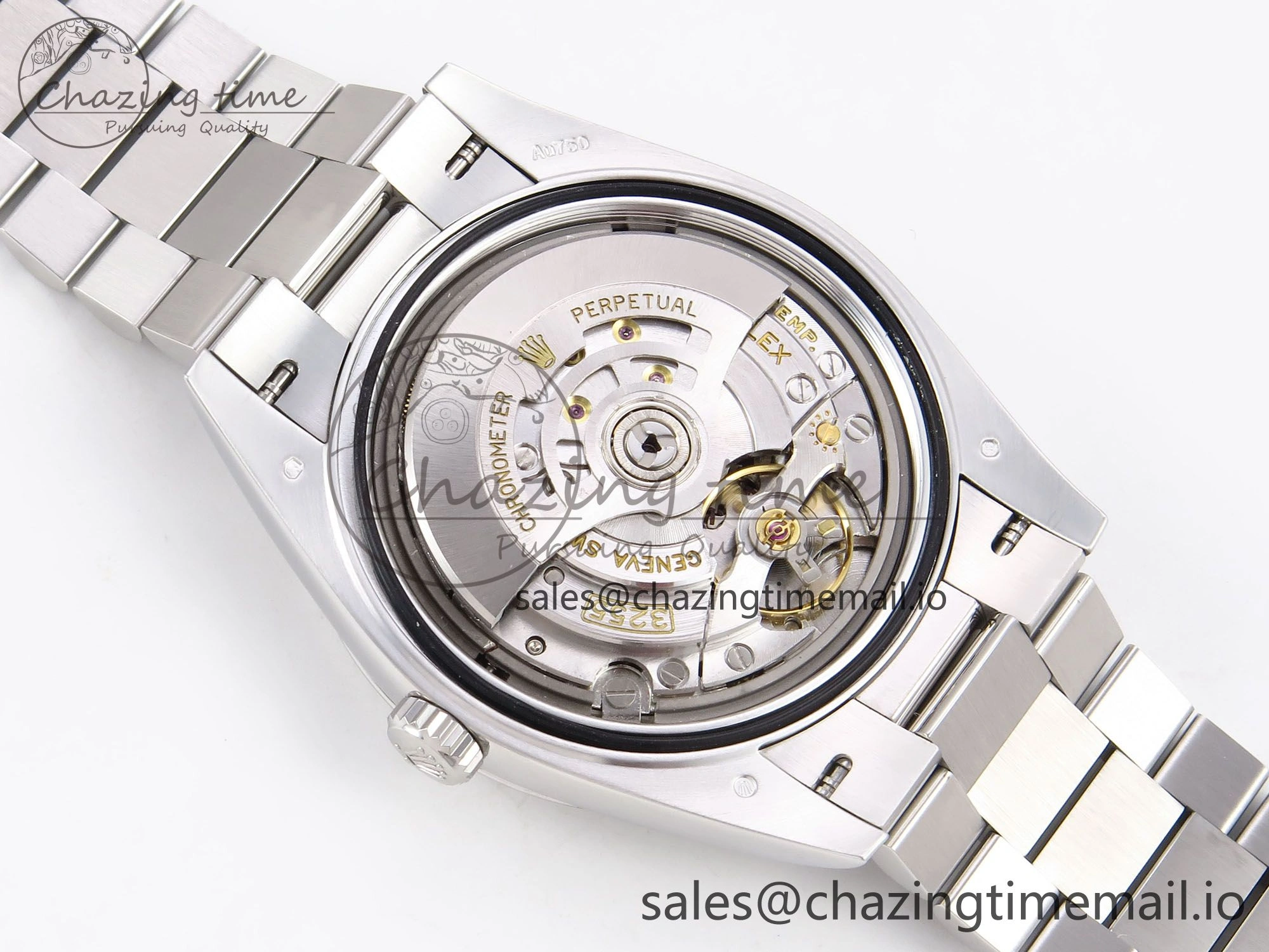 Day Date 40 SS 228236 THBF 1:1 Best Edition Ice-Blue Crystal Dial on President Bracelet VR3255 (Gain Weight)