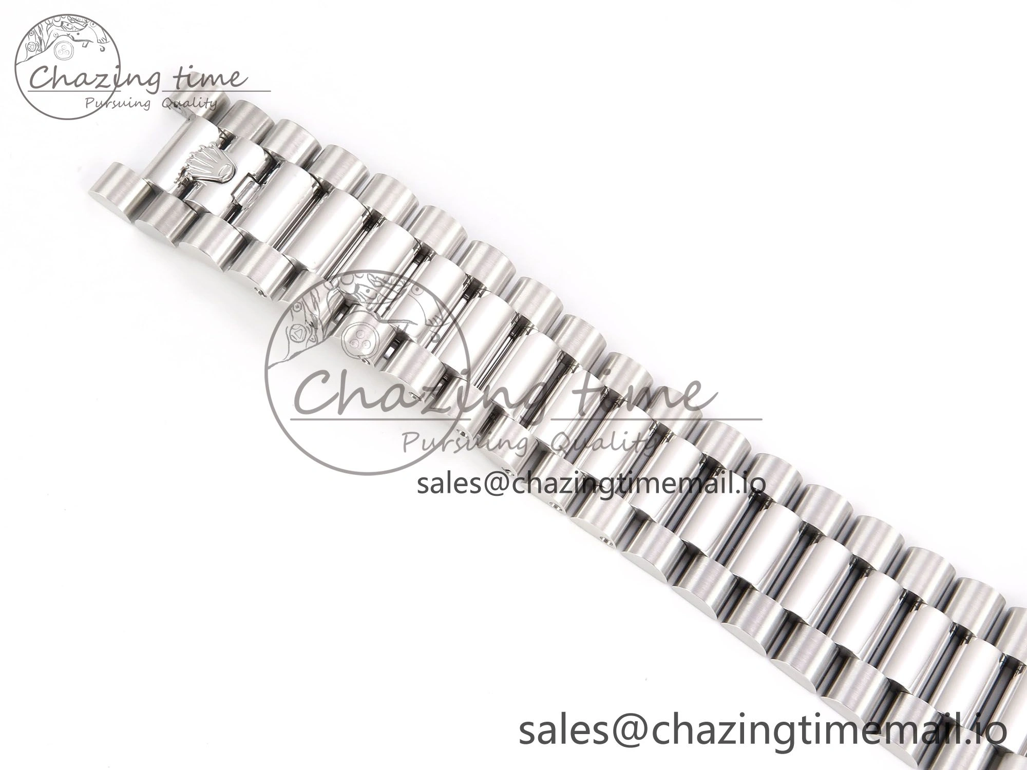 Day Date 40 SS 228236 THBF 1:1 Best Edition Ice-Blue Crystal Dial on President Bracelet VR3255 (Gain Weight)