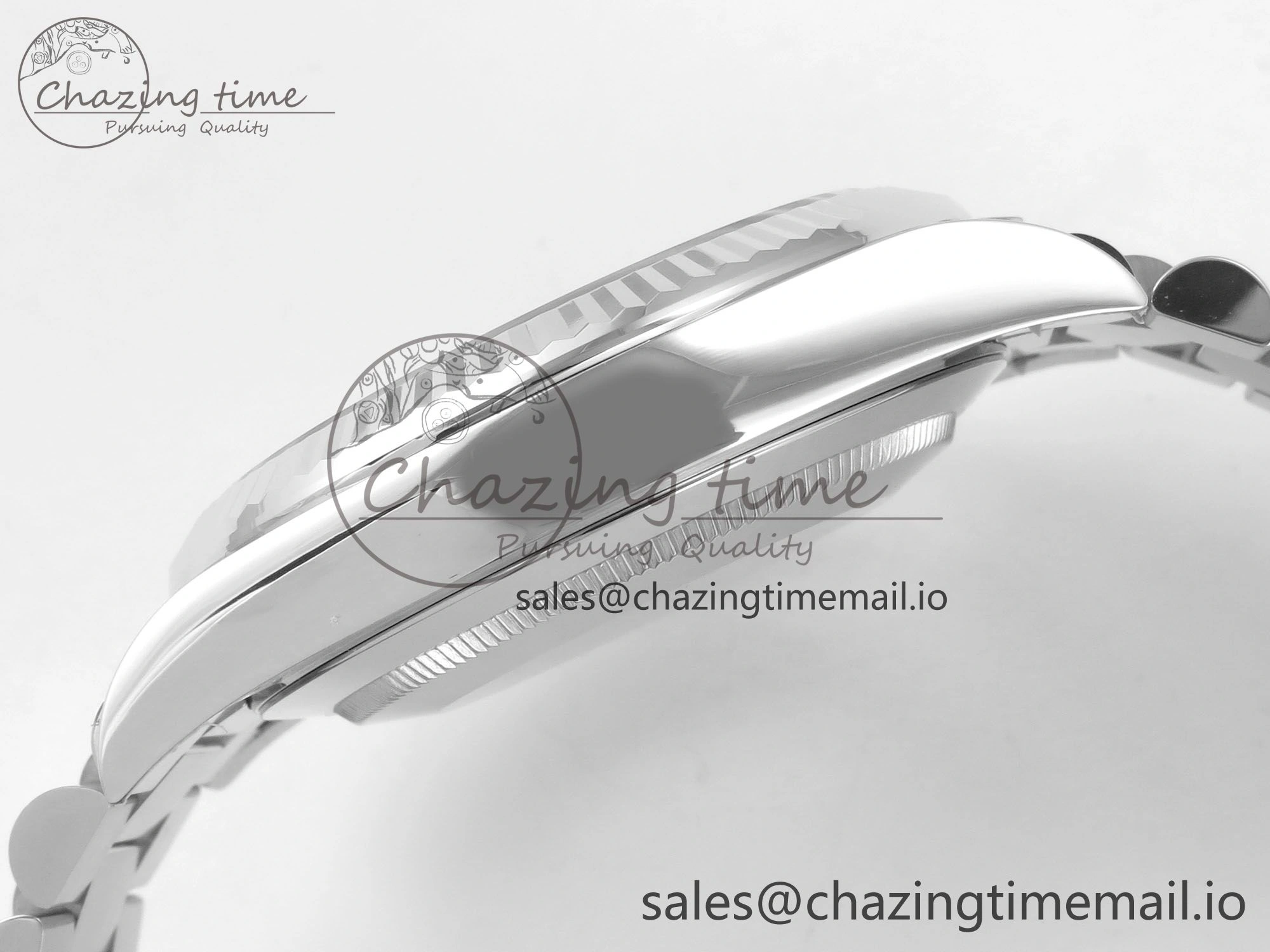 Day Date 40 SS 228236 THBF 1:1 Best Edition Ice Blue Roman Dial on President Bracelet VR3255 V3 (Gain Weight)