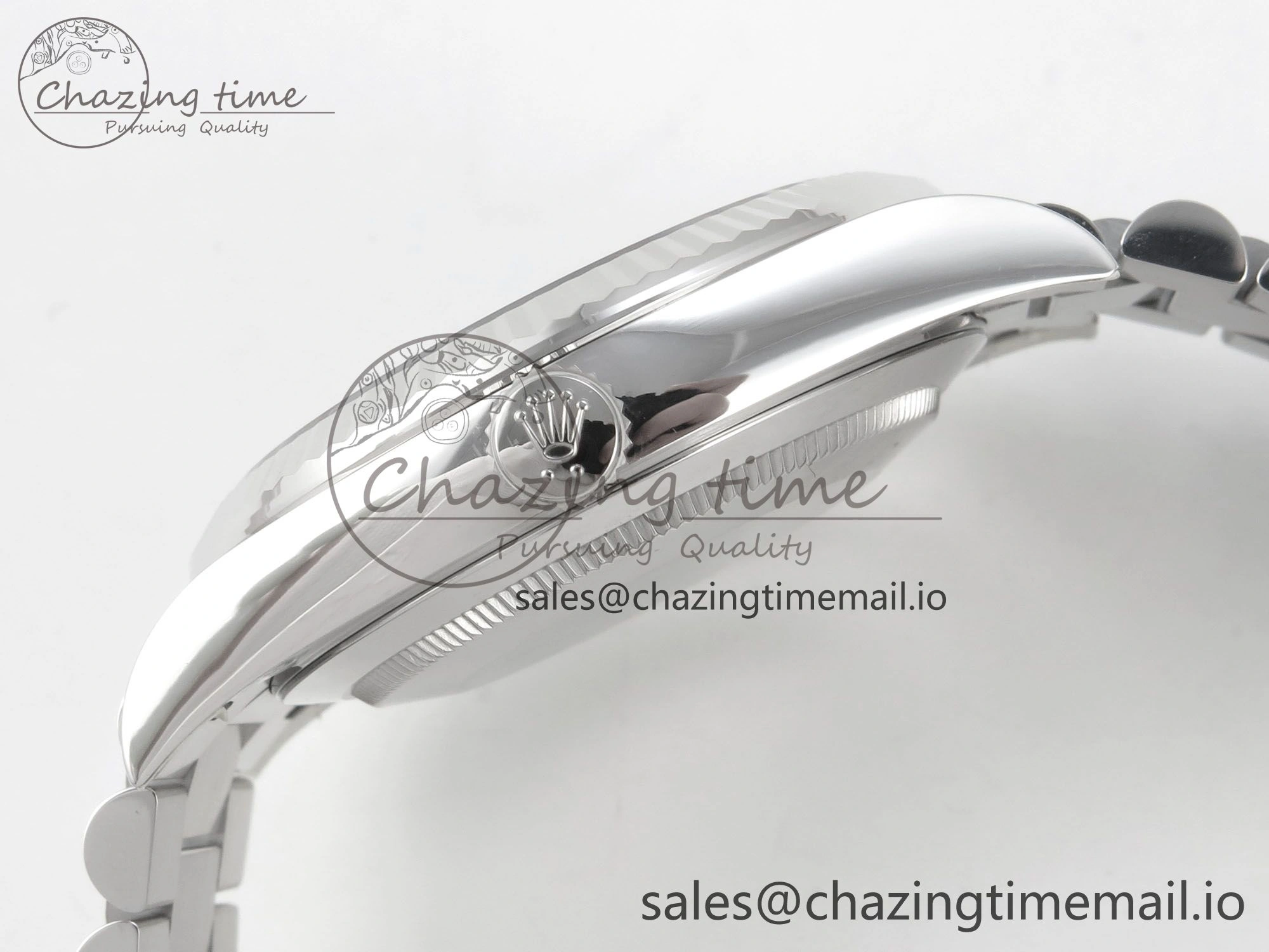 Day Date 40 SS 228236 THBF 1:1 Best Edition Ice Blue Roman Dial on President Bracelet VR3255 V3 (Gain Weight)