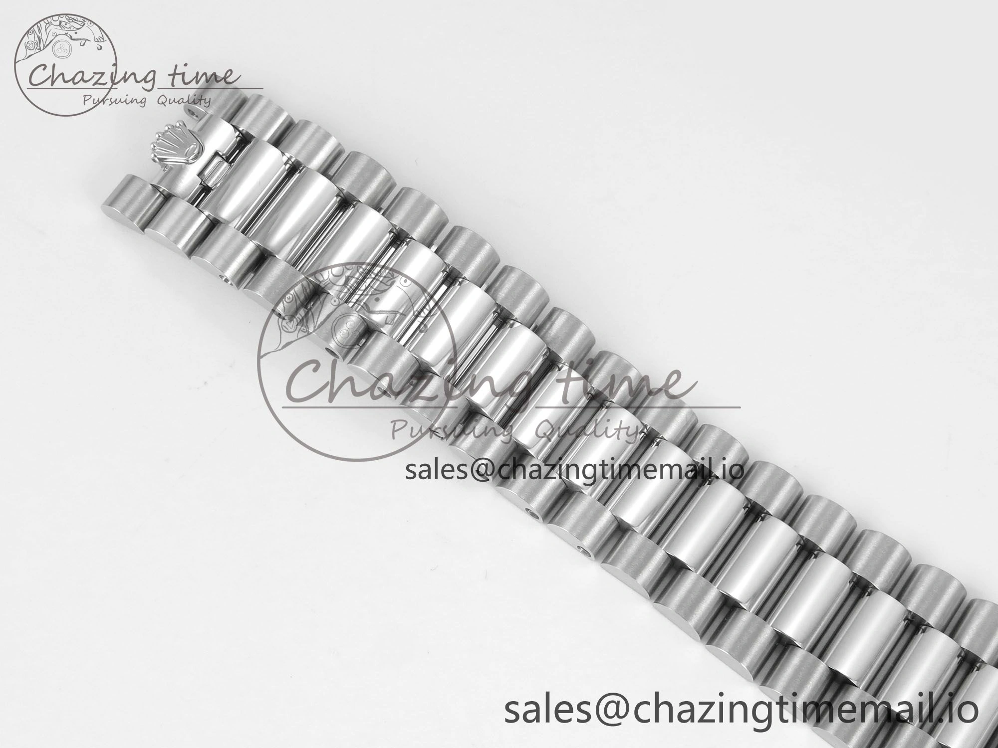 Day Date 40 SS 228236 THBF 1:1 Best Edition Ice Blue Roman Dial on President Bracelet VR3255 V3 (Gain Weight)