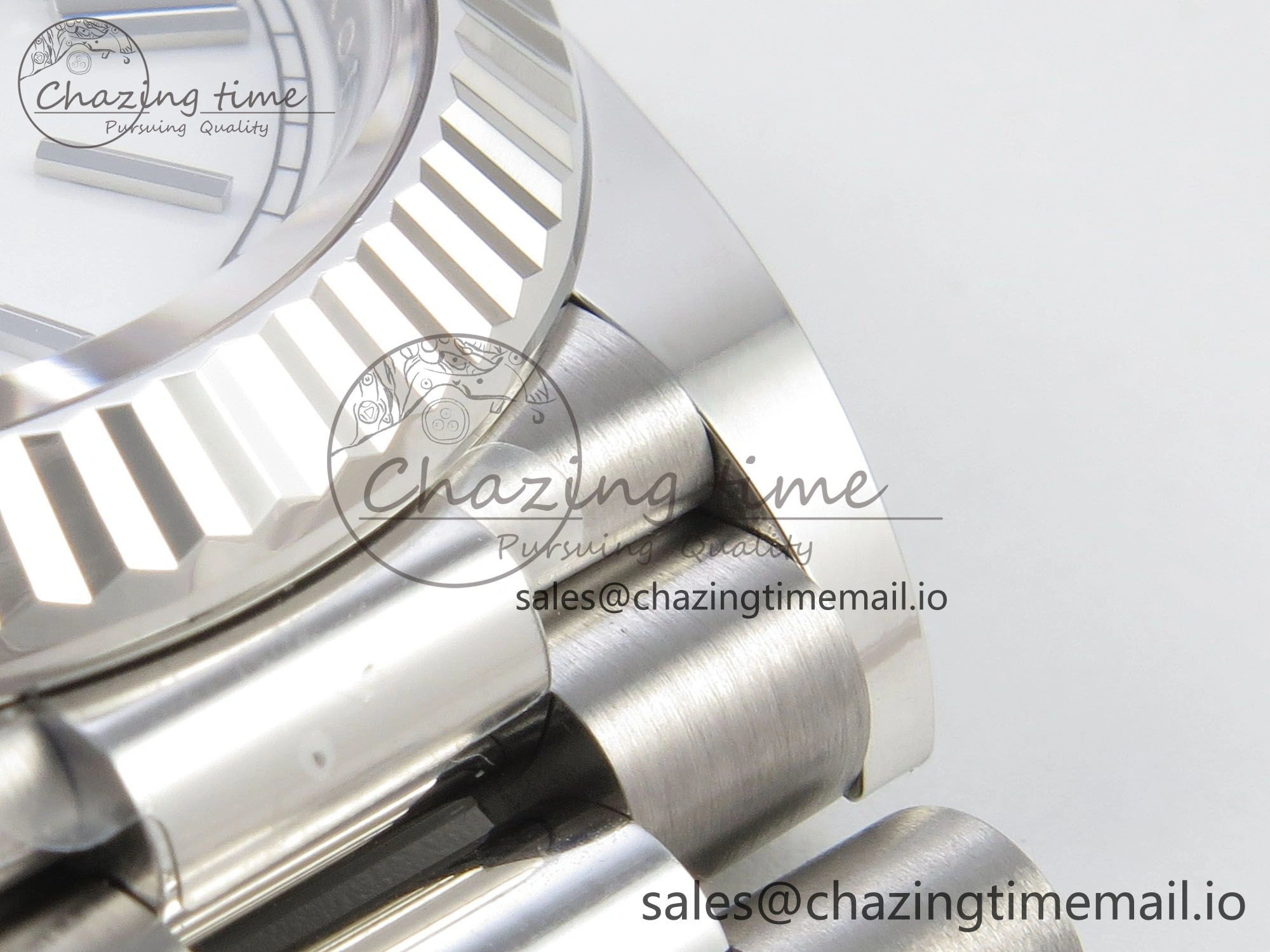 Day Date 40 SS 228236 THBF 1:1 Best Edition White MOP Roman Dial on President Bracelet VR3255 V3 (Gain Weight)