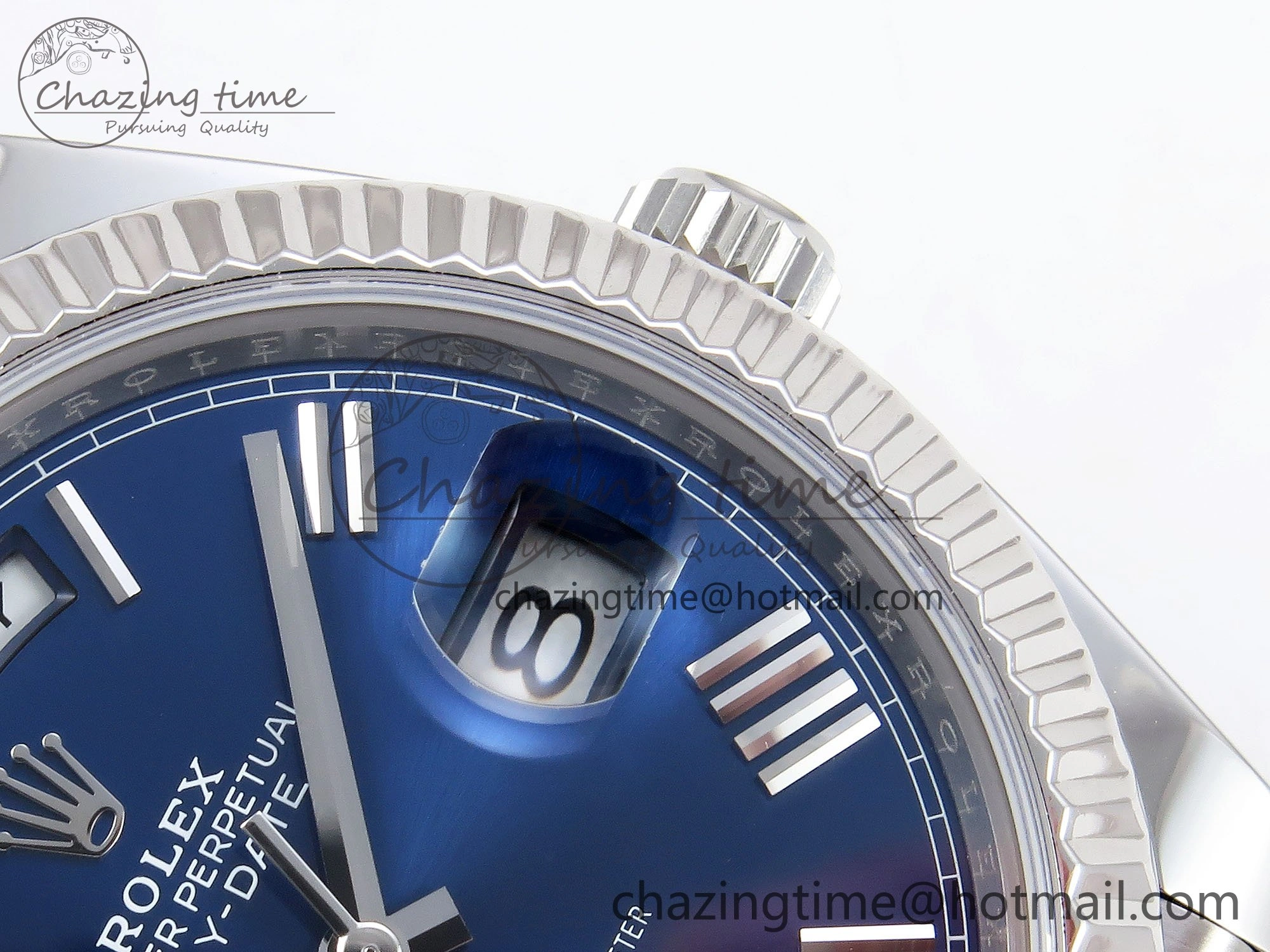 Day Date 40 SS 228239 ARF 1:1 Best Edition Blue Roman Dial on President Bracelet VR3255