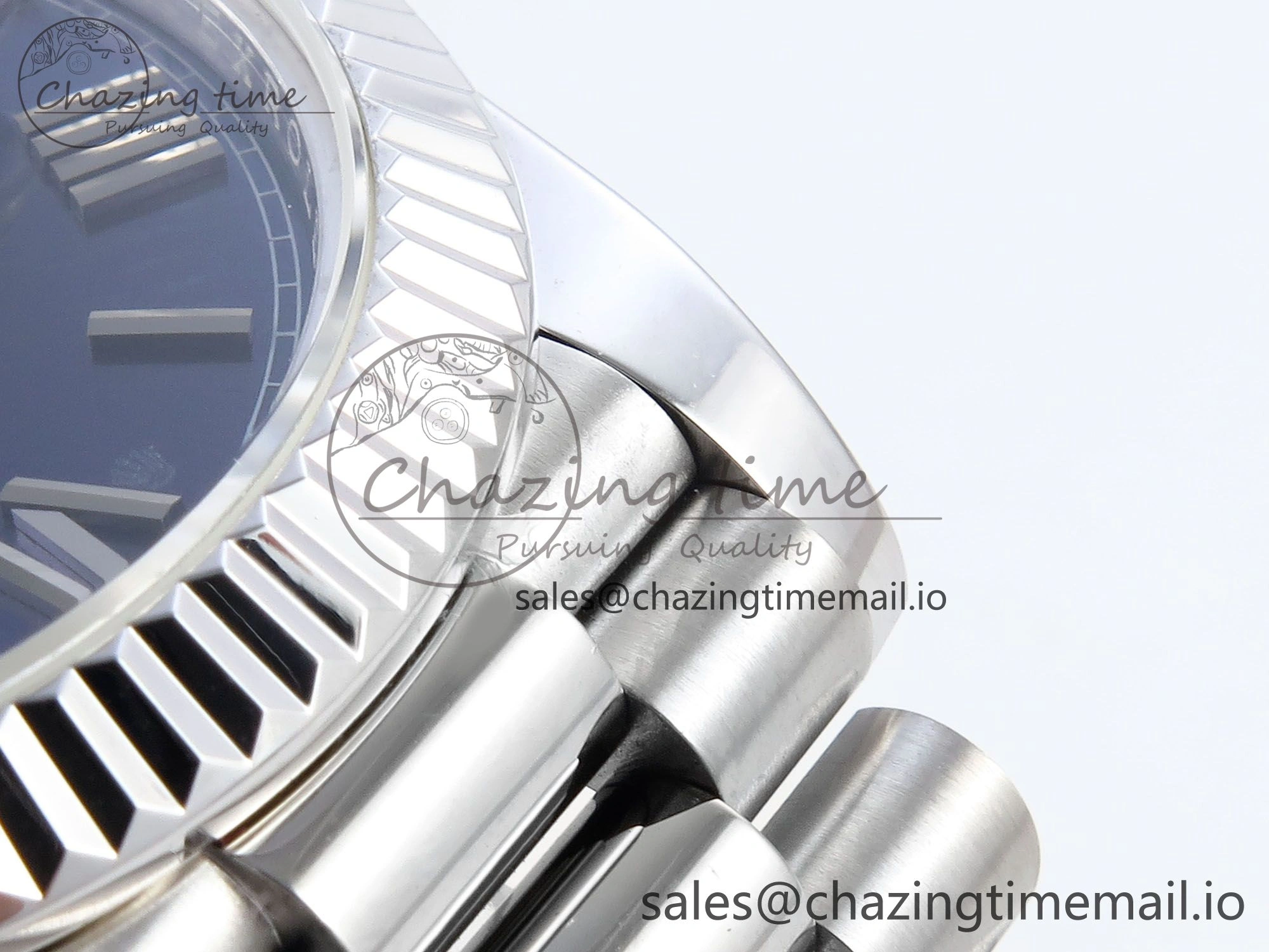 Day Date 40 SS 228239 KF 1:1 Best Edition Blue Roman Dial on President Bracelet VR3255 (Gain Weight)