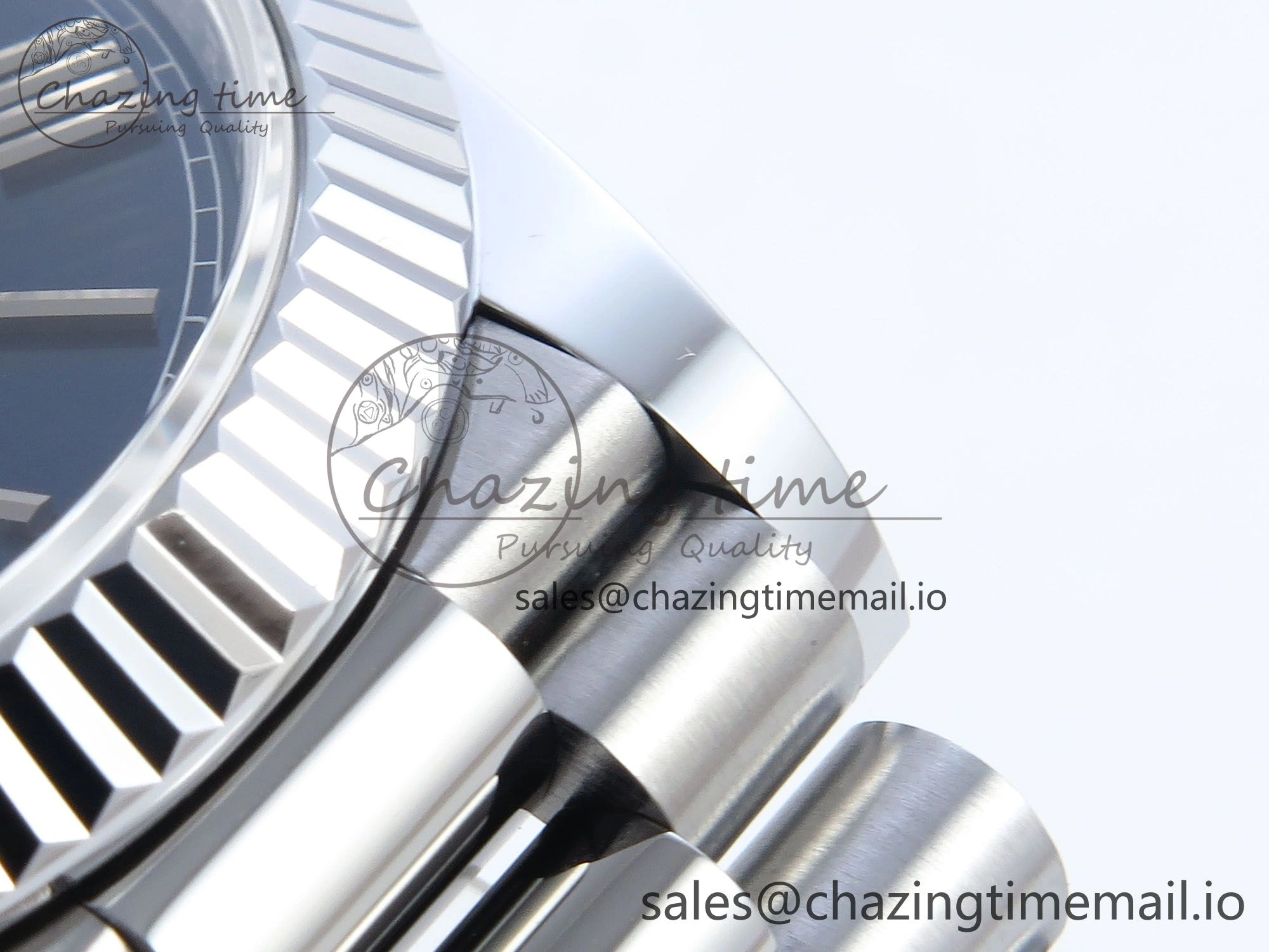 Day Date 40 SS 228239 Noob 1:1 Best Edition Blue Roman Dial on President Bracelet A2836 (Gain Weight)