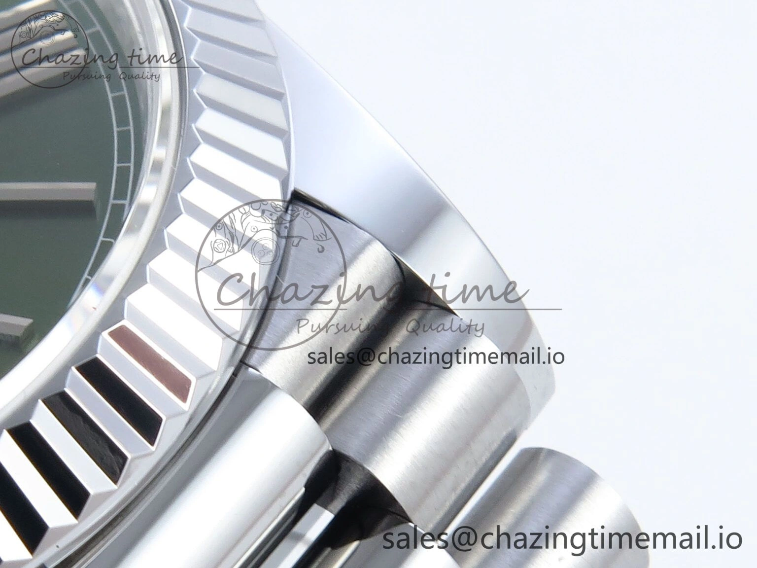 Day Date 40 SS 228239 Noob 1:1 Best Edition Green Roman Dial on President Bracelet A2836 (Gain Weight)