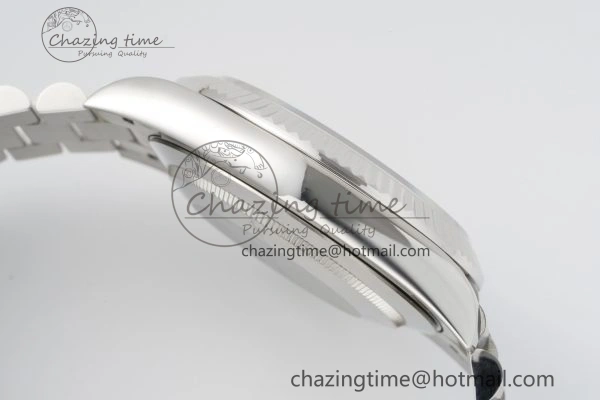 Day Date 40 SS 904L Steel JDF 1:1 Best Edition Meteorite Dial on SS Bracelet A3255
