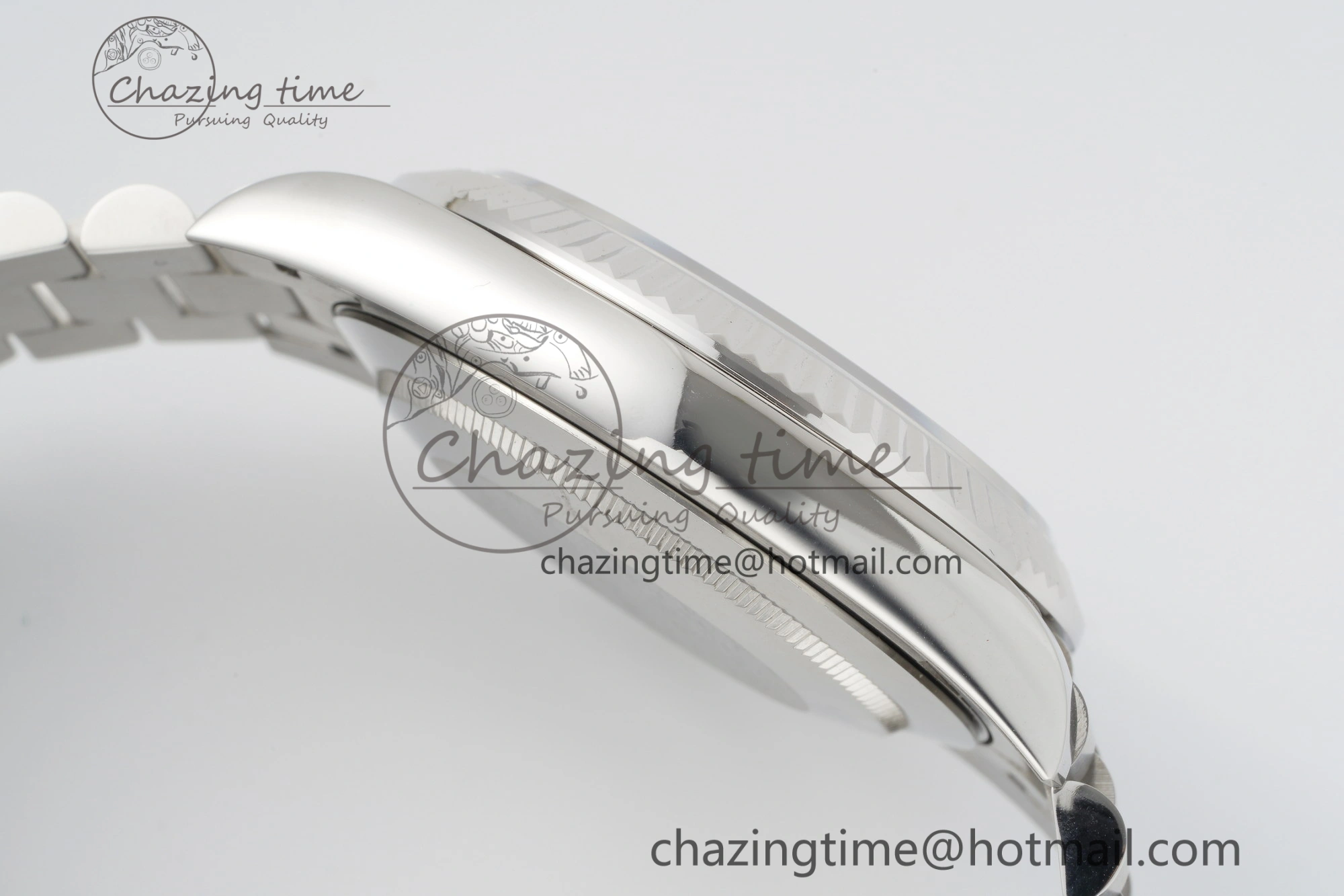 Day Date 40 SS 904L Steel JDF 1:1 Best Edition Meteorite Dial on SS Bracelet A3255