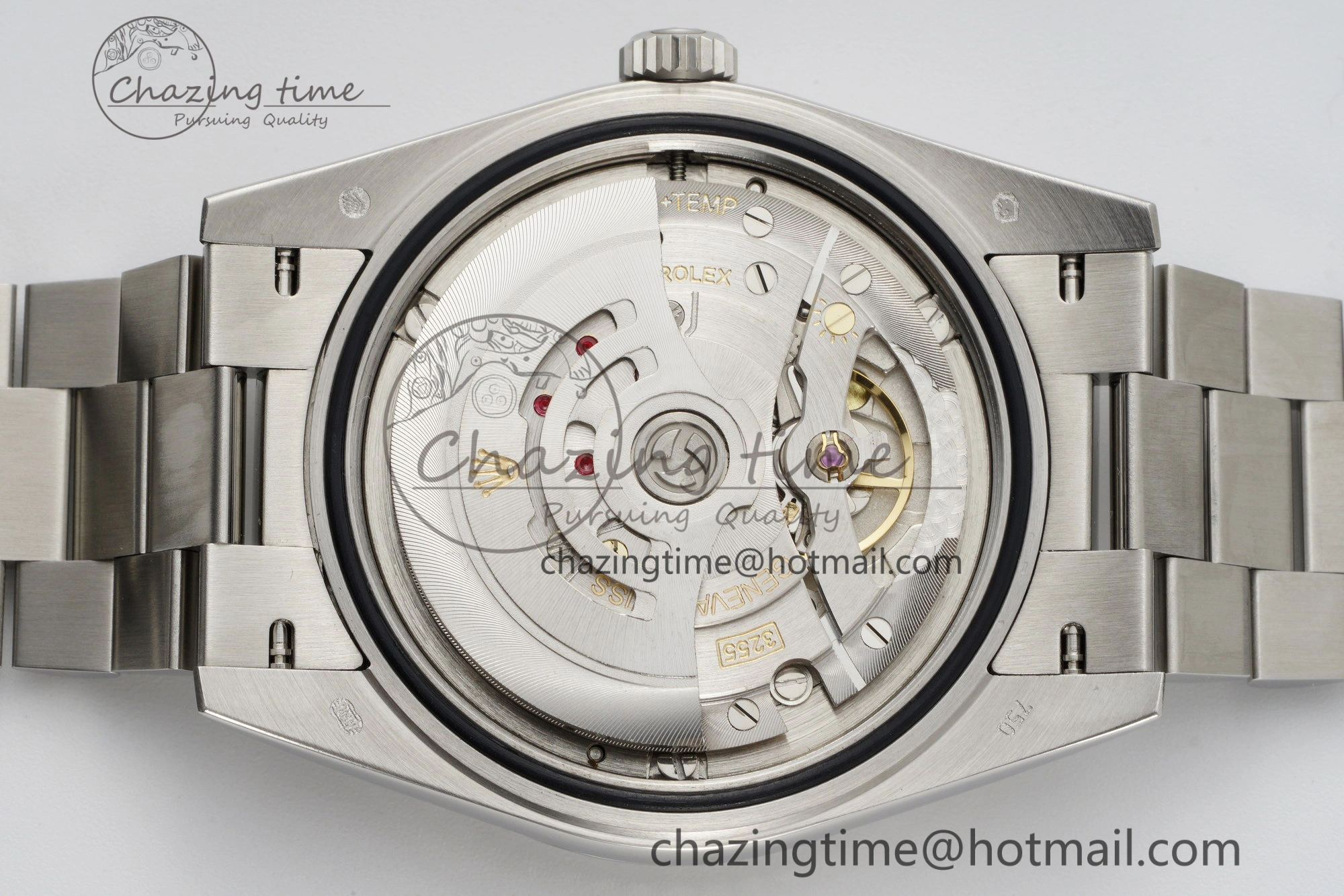 Day Date 40 SS 904L Steel JDF 1:1 Best Edition Meteorite Dial on SS Bracelet A3255