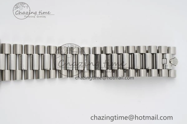 Day Date 40 SS 904L Steel JDF 1:1 Best Edition Meteorite Dial on SS Bracelet A3255