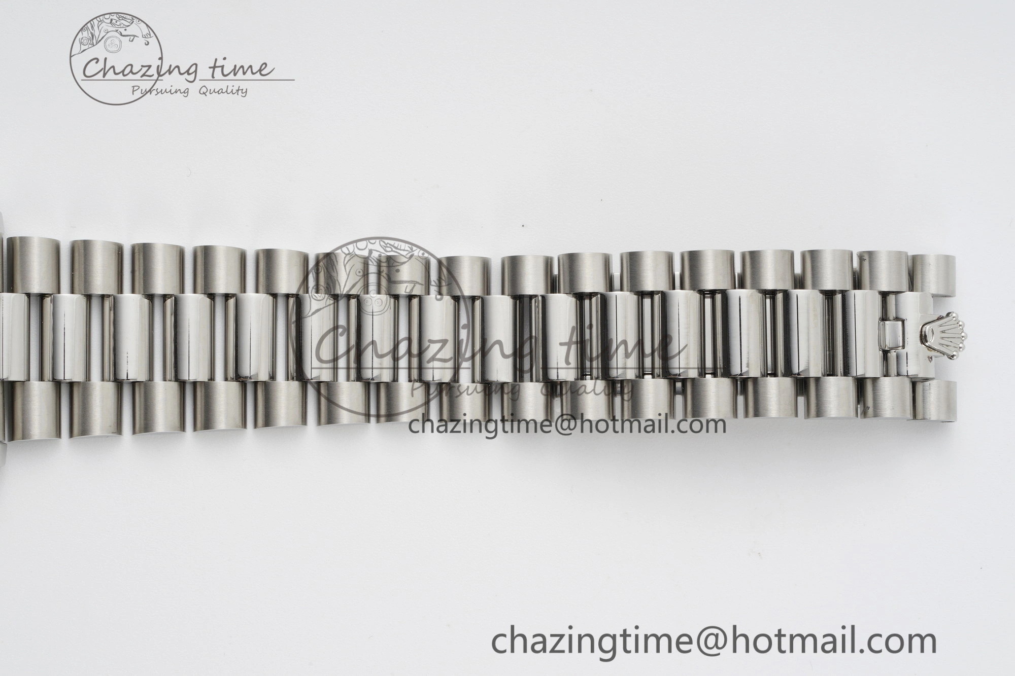 Day Date 40 SS 904L Steel JDF 1:1 Best Edition Meteorite Dial on SS Bracelet A3255