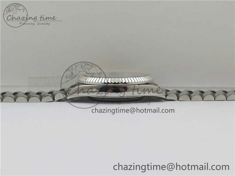 Day Date 40 SS Bp Maker 1:1 Best Edition Gray Dial on SS Bracelet A2836