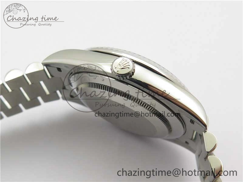 Day Date 40 SS Bp Maker 1:1 Best Edition Gray Dial on SS Bracelet A2836