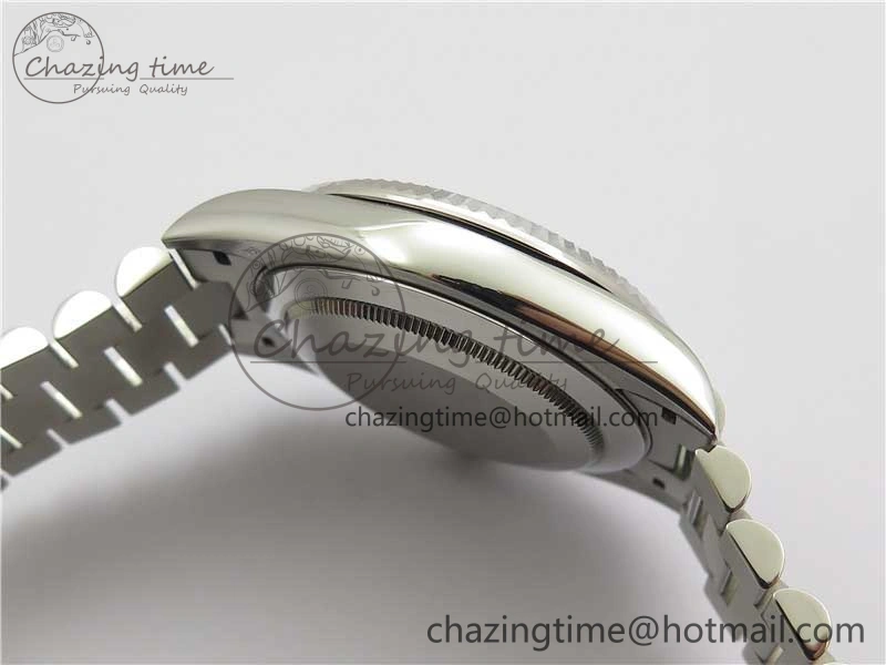 Day Date 40 SS Bp Maker 1:1 Best Edition Gray Dial on SS Bracelet A2836