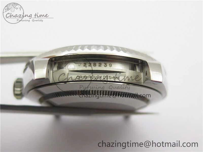 Day Date 40 SS Bp Maker 1:1 Best Edition Gray Dial on SS Bracelet A2836