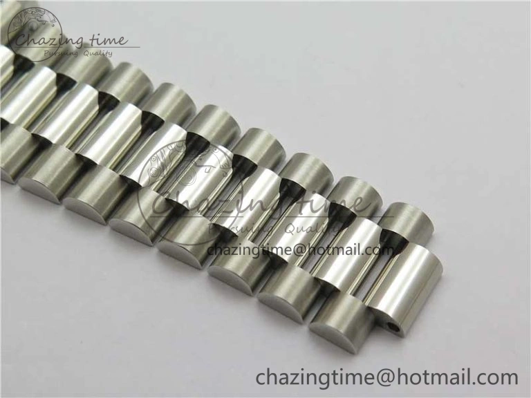 Day Date 40 SS Bp Maker 1:1 Best Edition Gray Dial on SS Bracelet A2836