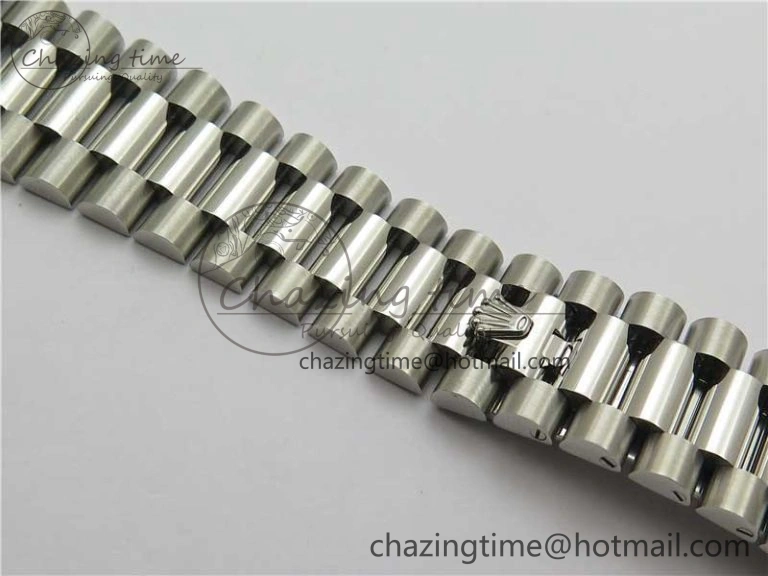 Day Date 40 SS Bp Maker 1:1 Best Edition Gray Dial on SS Bracelet A2836