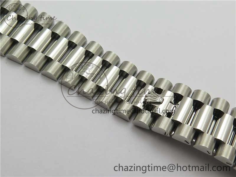 Day Date 40 SS Bp Maker 1:1 Best Edition Gray Dial on SS Bracelet A2836