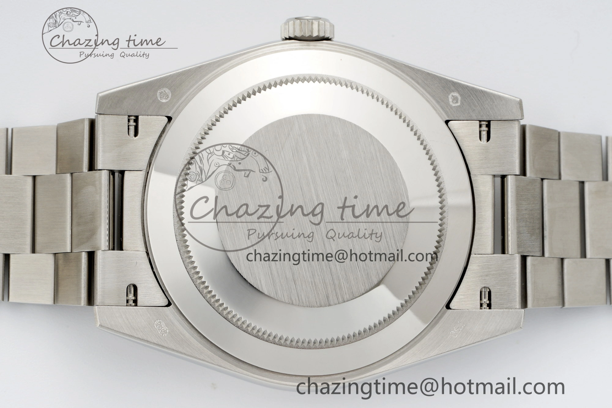 Day Date 40 SS Diamonds Bezel 904L Steel JDF 1:1 Best Edition Meteorite Dial on SS Bracelet A3255