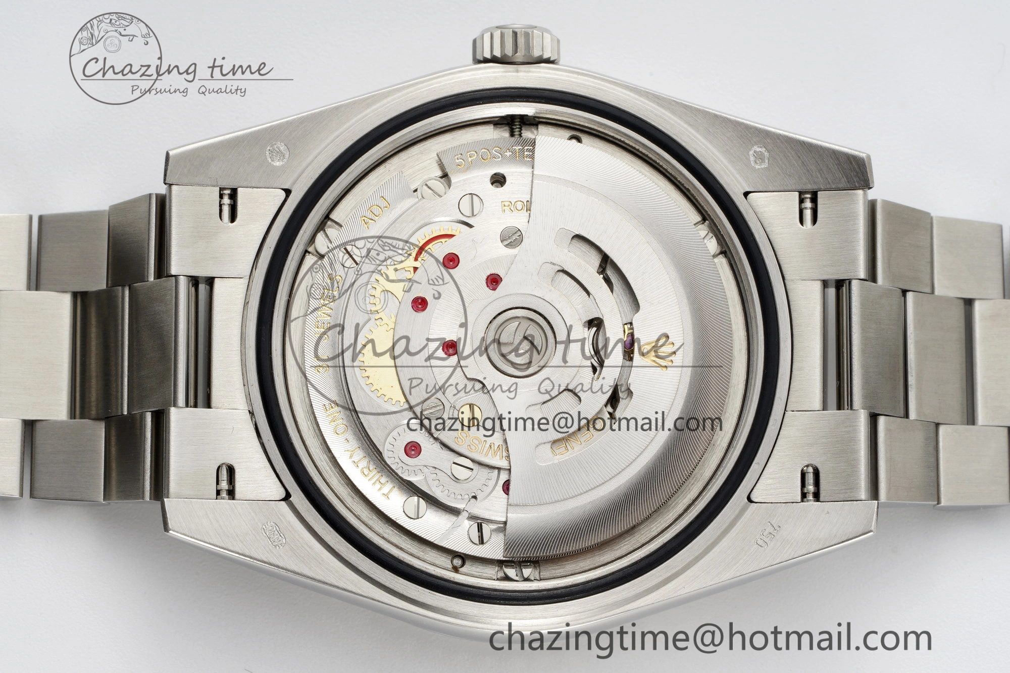 Day Date 40 SS Diamonds Bezel 904L Steel JDF 1:1 Best Edition Meteorite Dial on SS Bracelet A3255