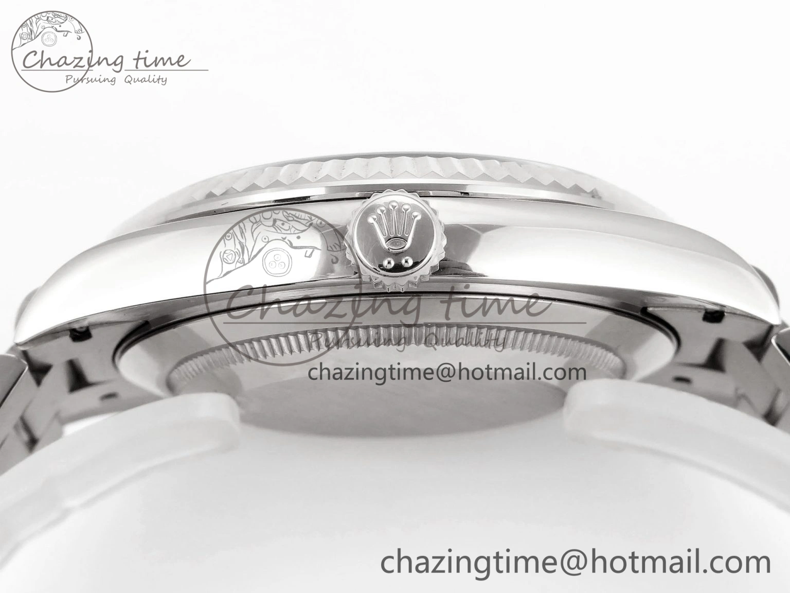 Day-Date 40 SS GSF Gain Weight Meteorite Crystal Dial on President Bracelet A2836
